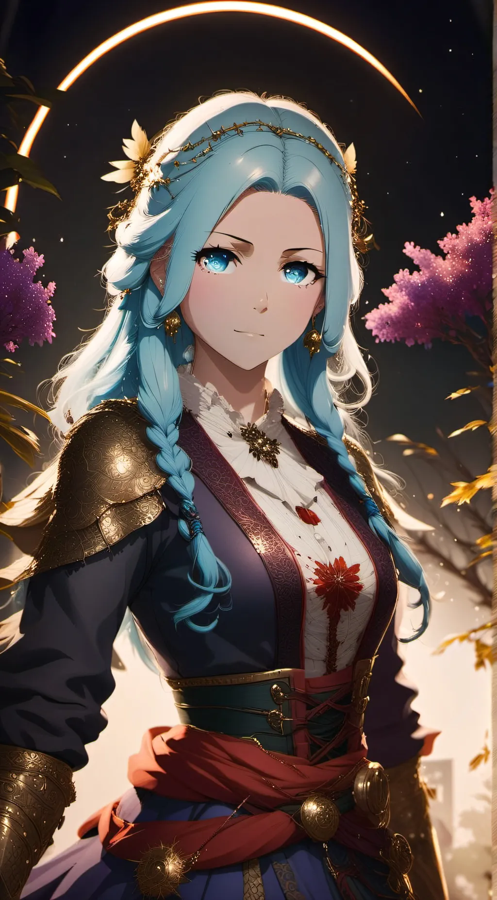 ai character: luna background