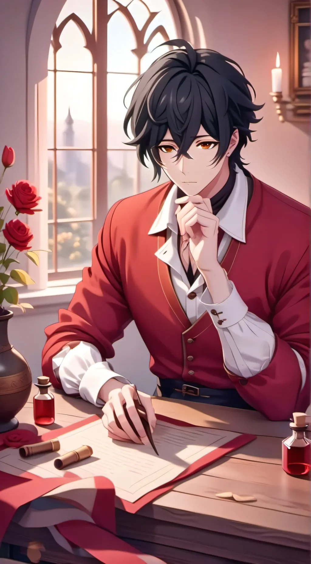 ai character: miyamura background
