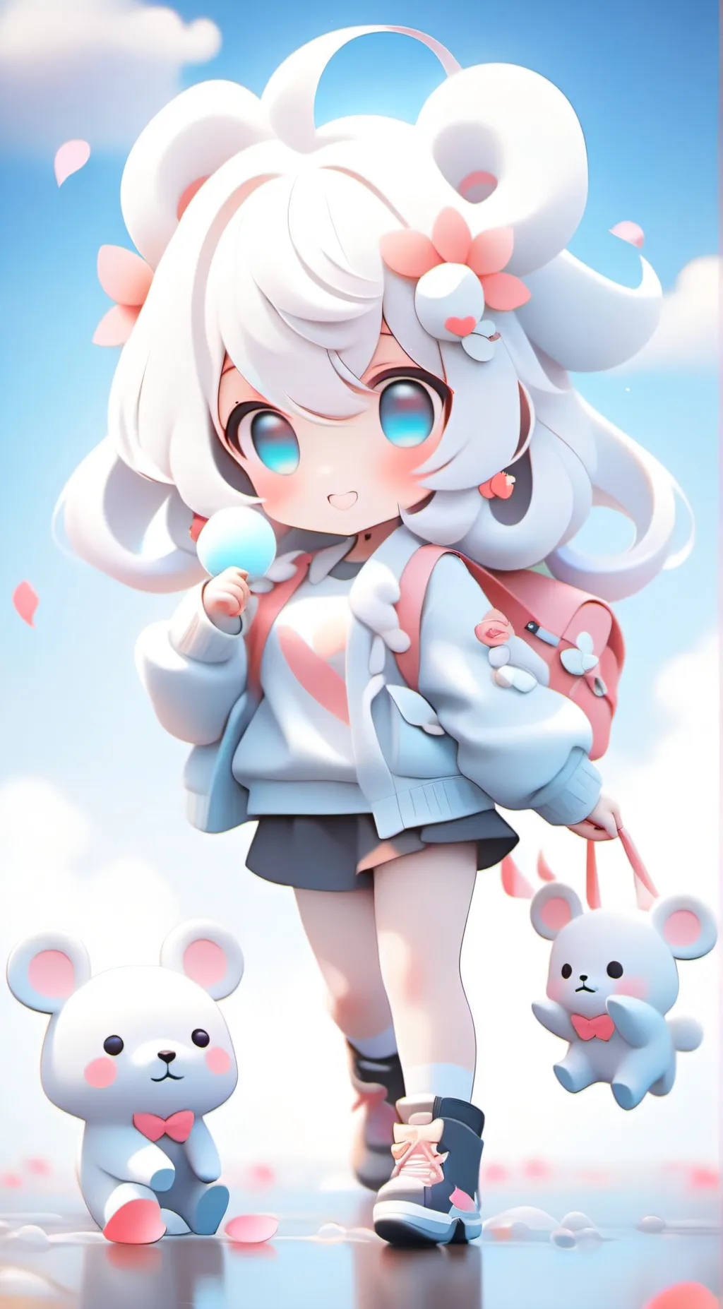ai character: Cute background