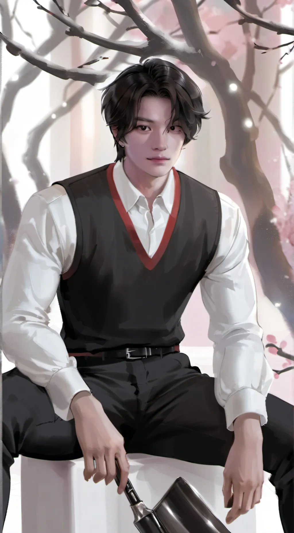 ai character: Shin Suzuran background