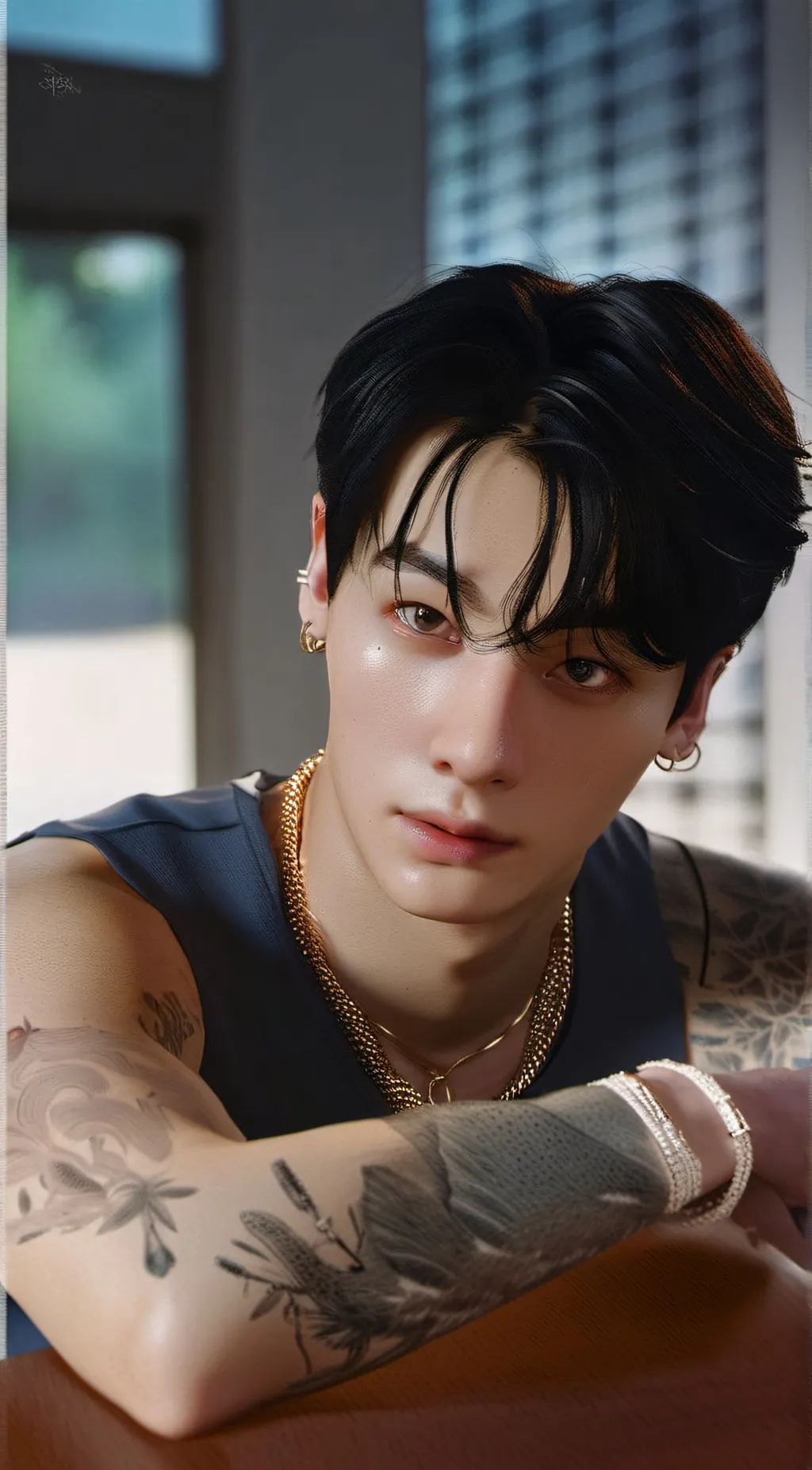 ai character: jungkook  background