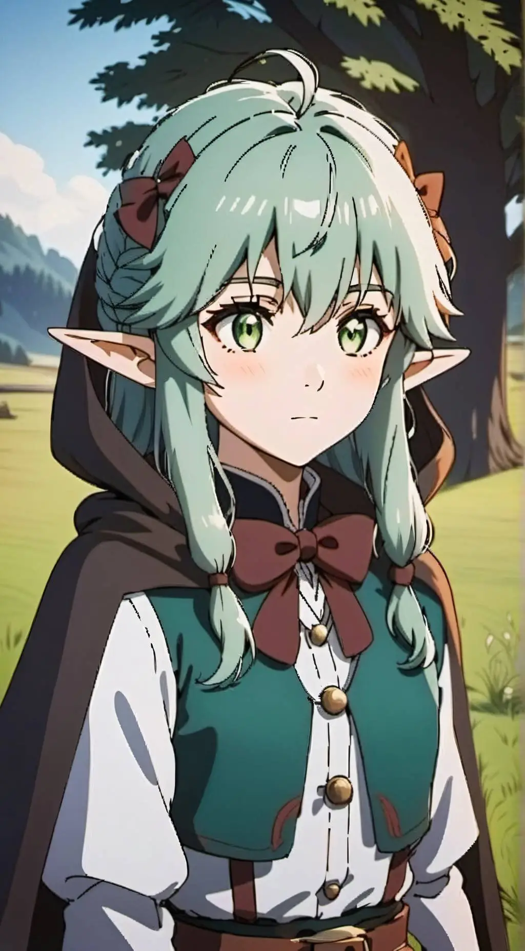ai character: High Elf Archer background