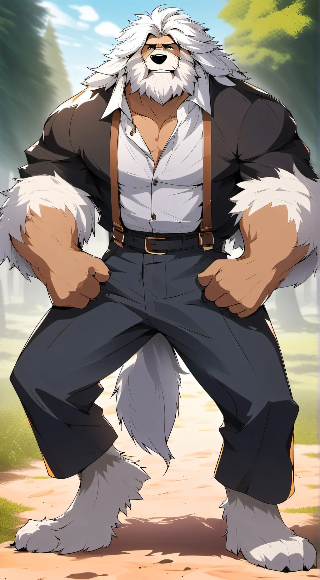 ai character: Milton background