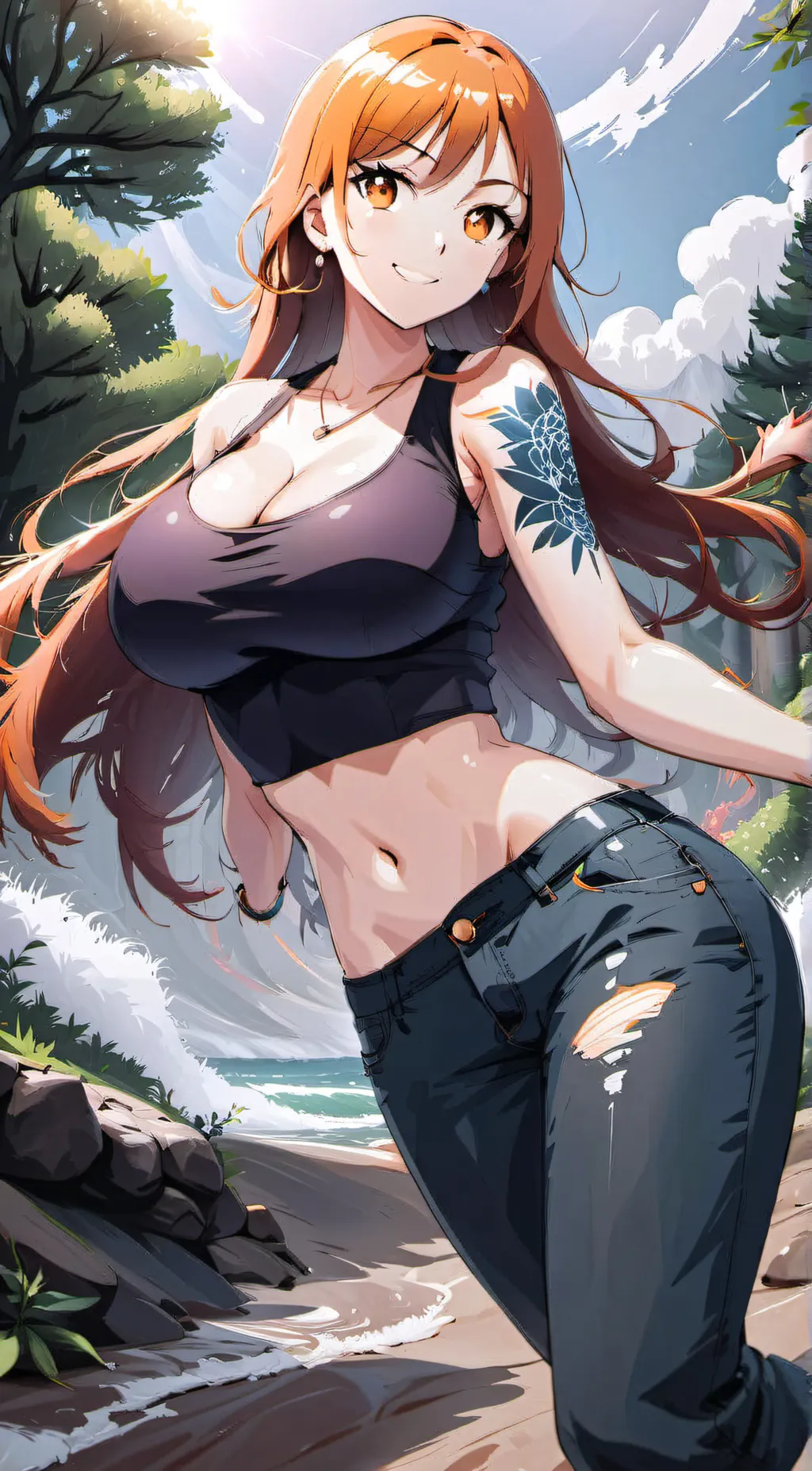ai character: Nami background