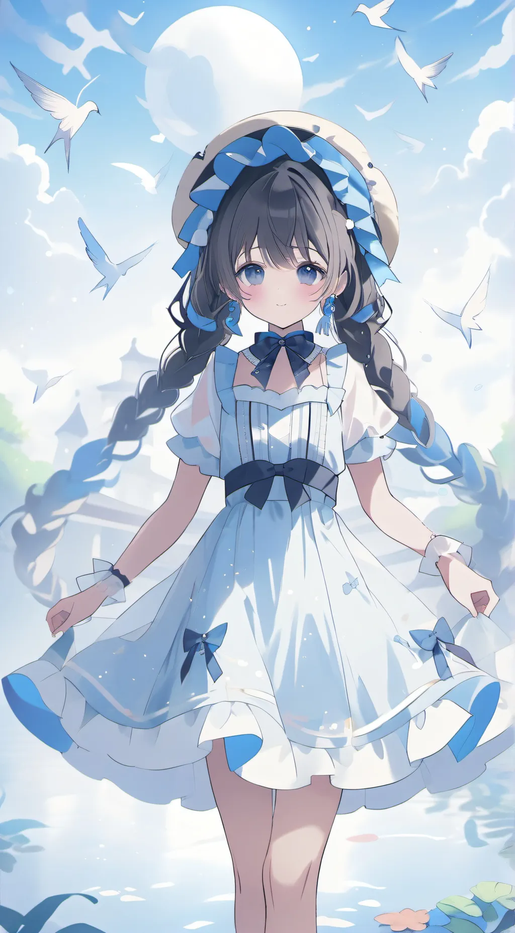 ai character: Luna background