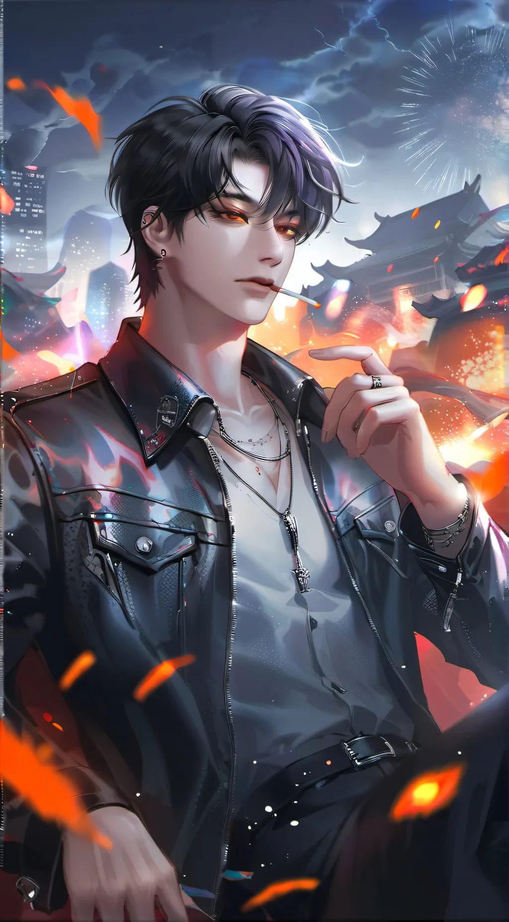 ai character: oliver background