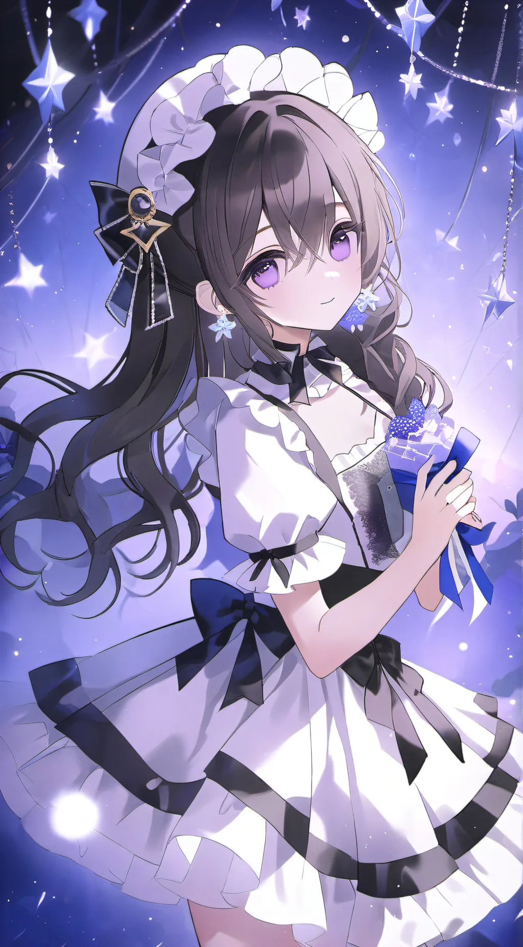 ai character: ella star background