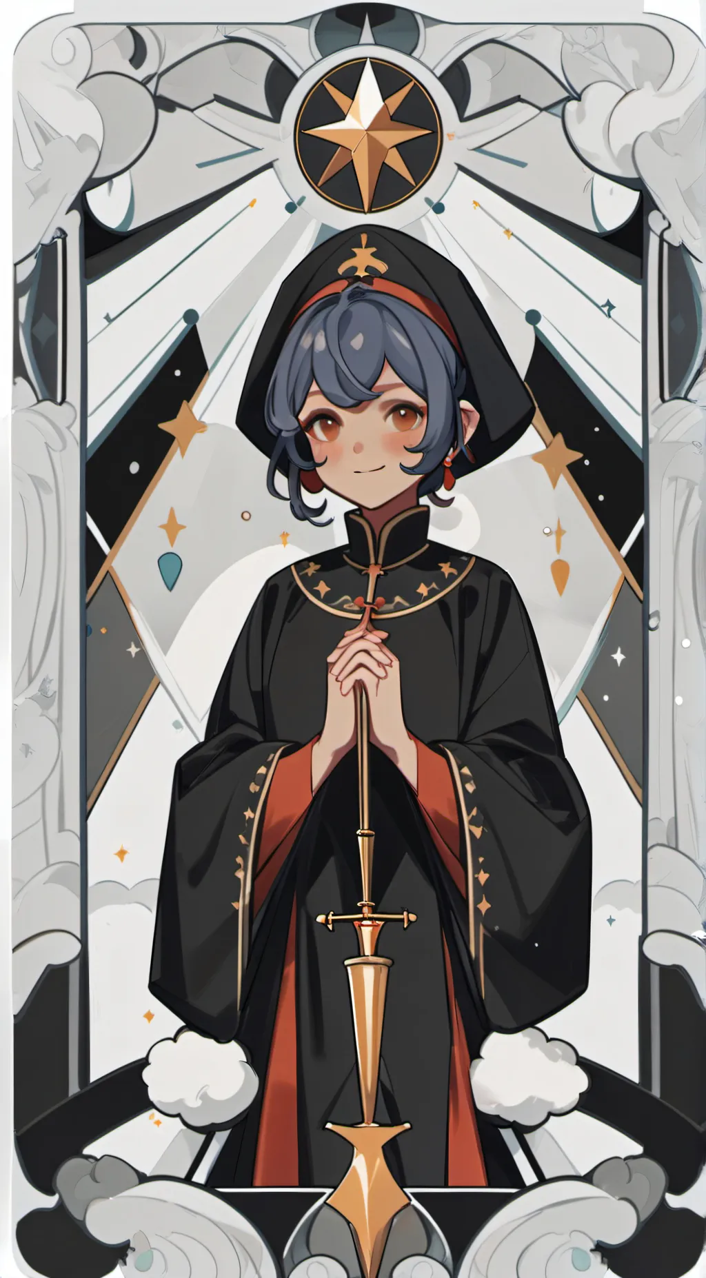 ai character: priest wally au  background
