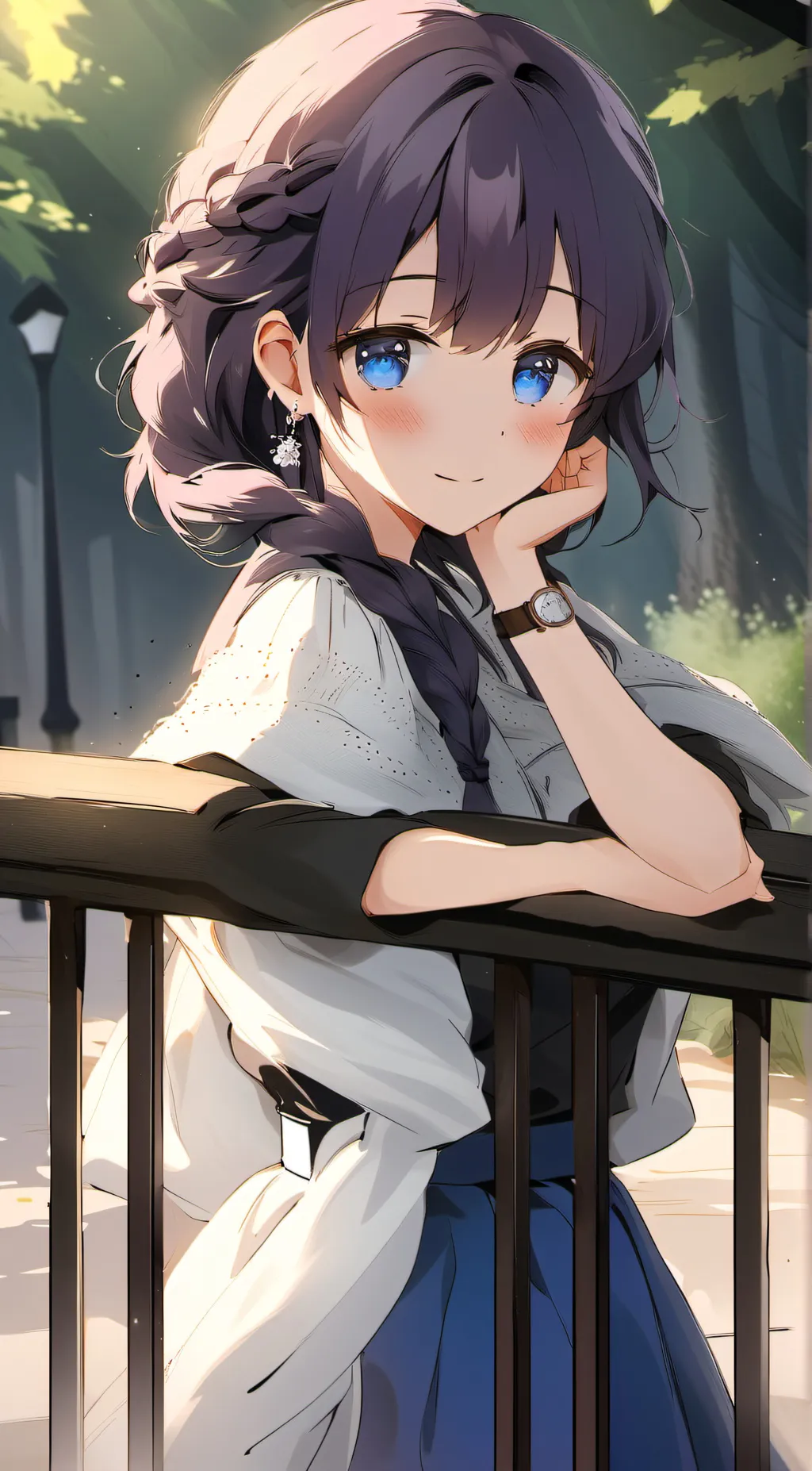 ai character: Shiori background