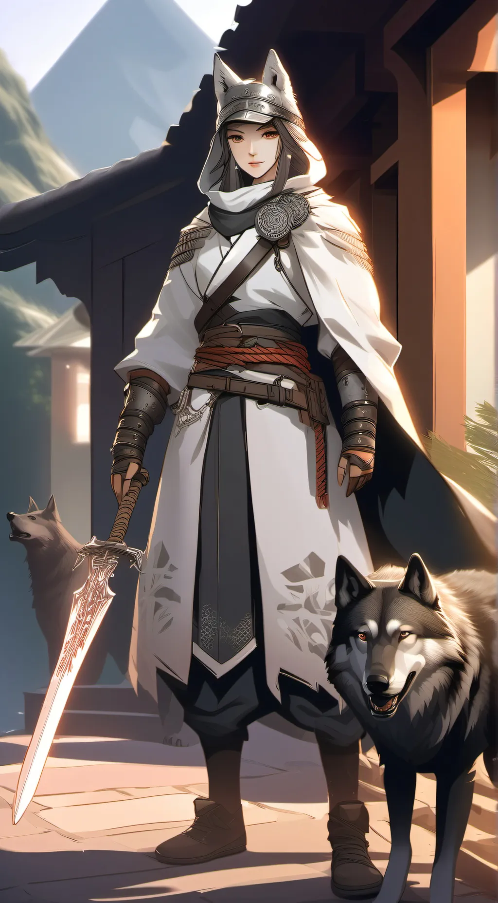 ai character: Freyja background