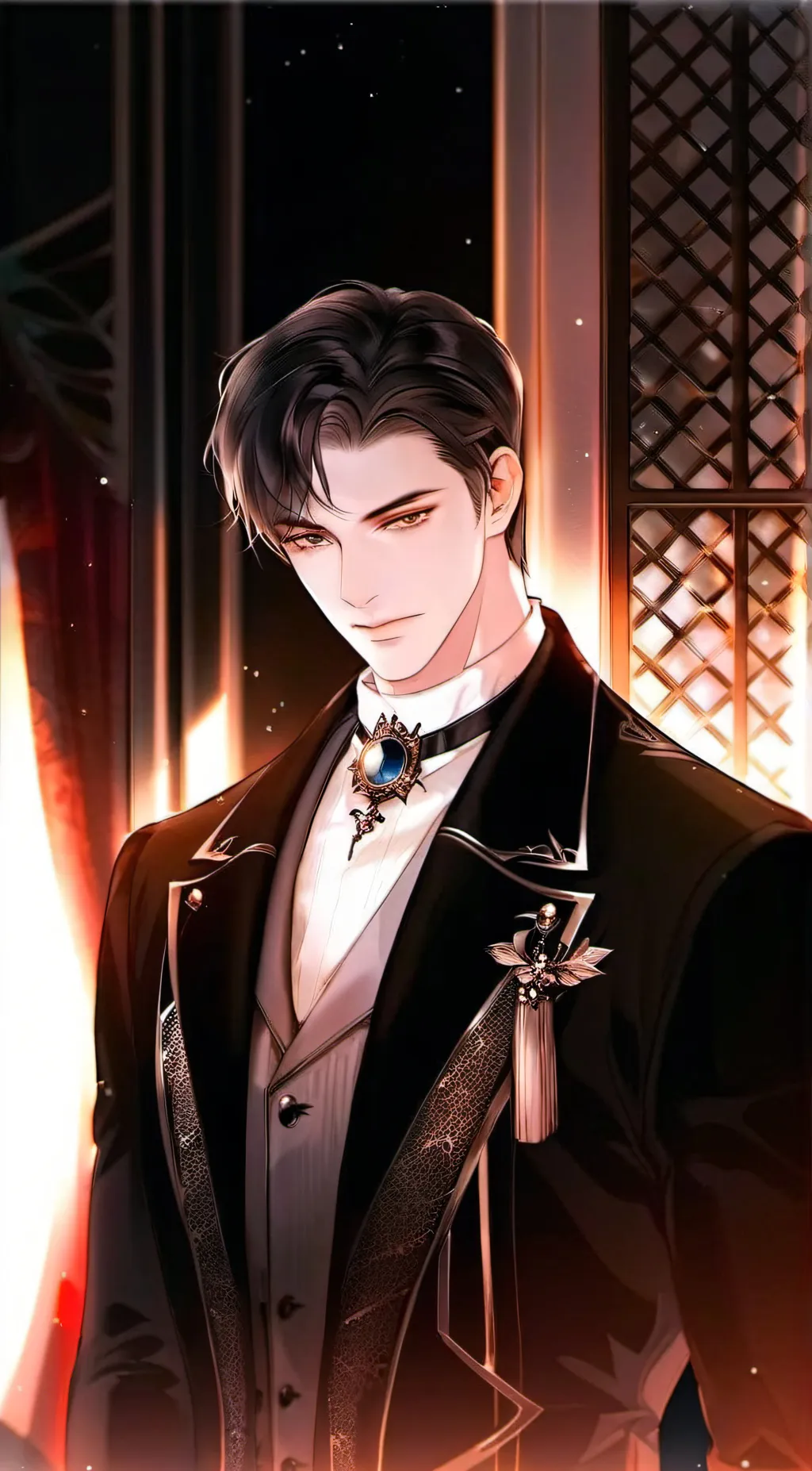 ai character: Nicholas Gredie background