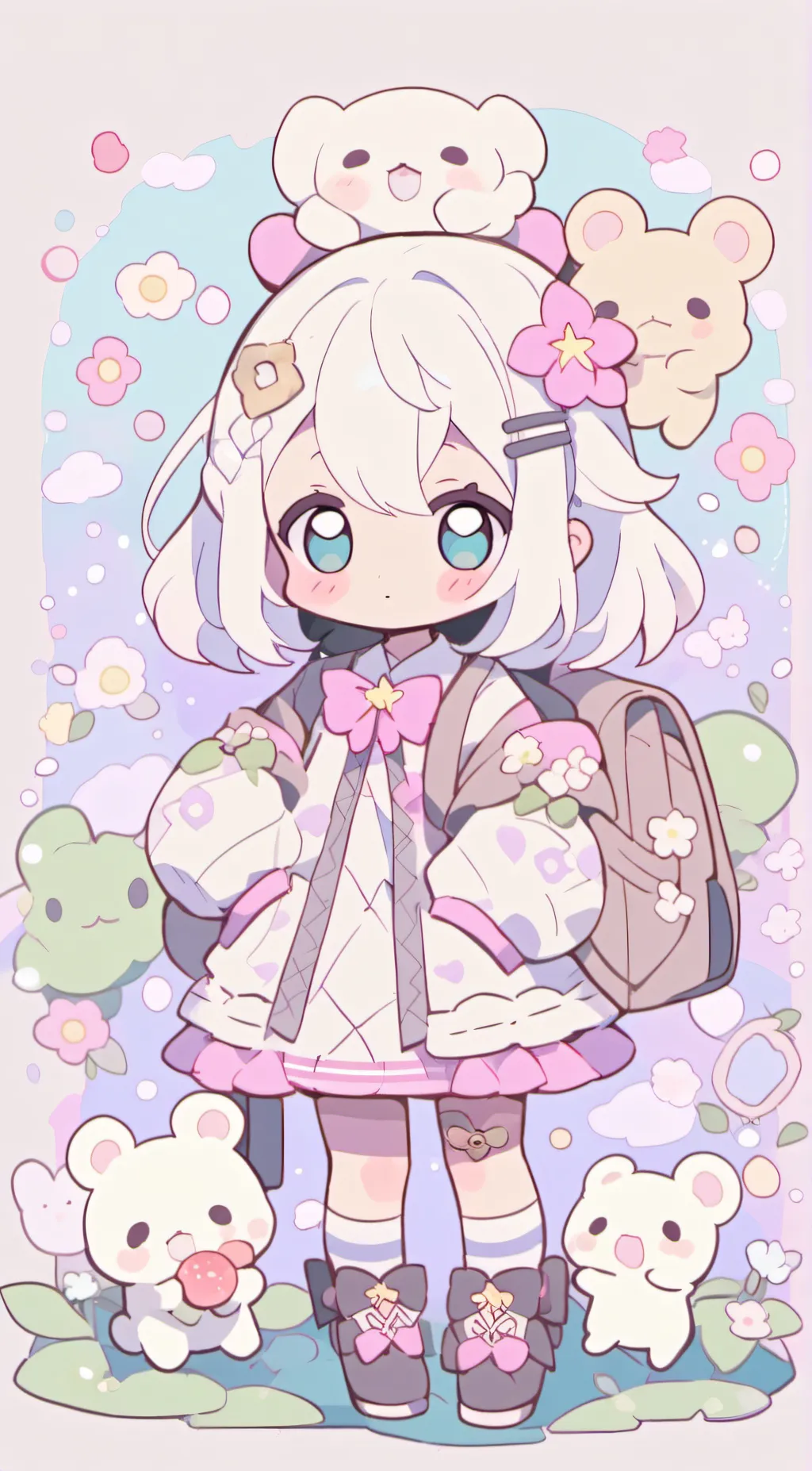 ai character: lily  background