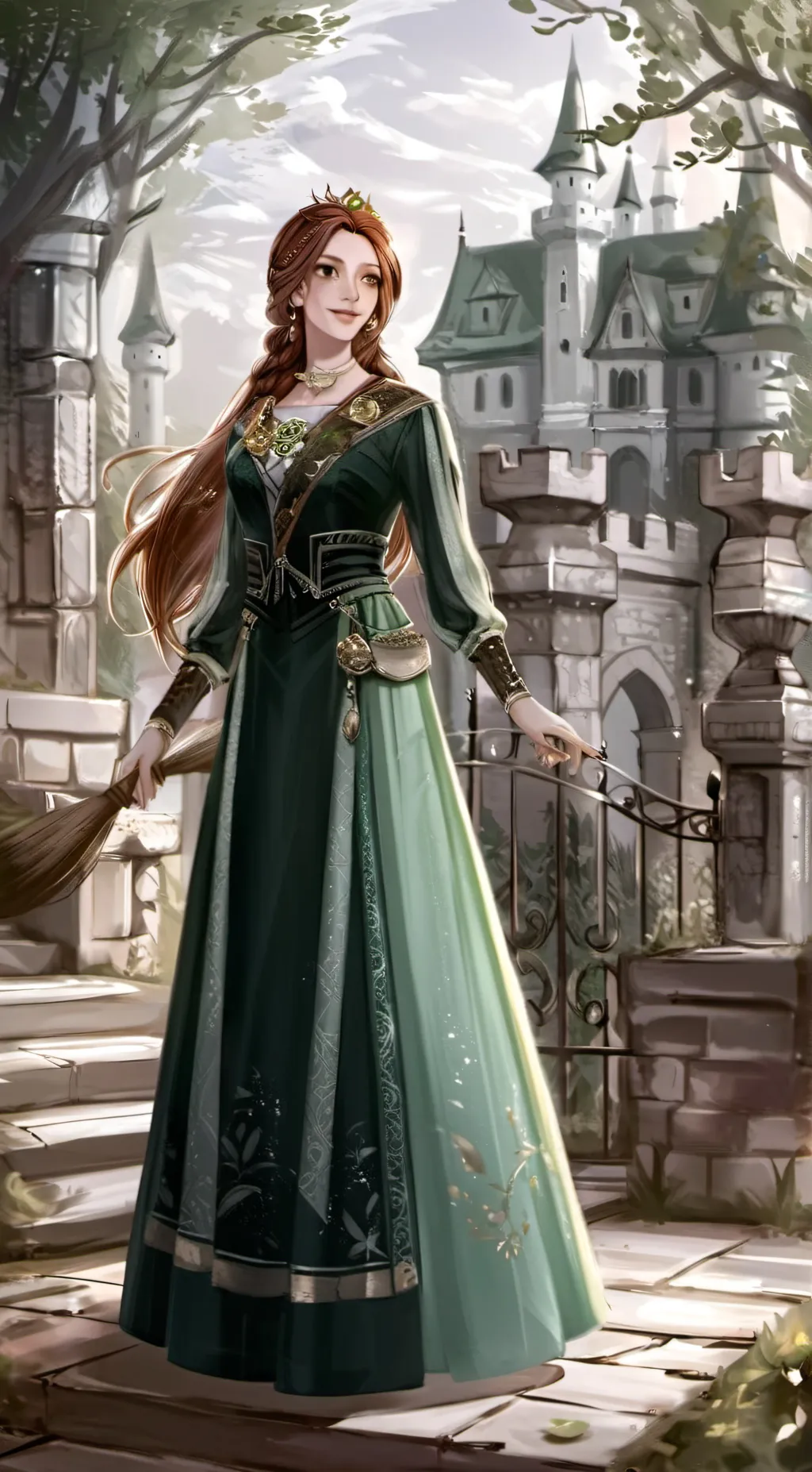 ai character: Queen Elinor background