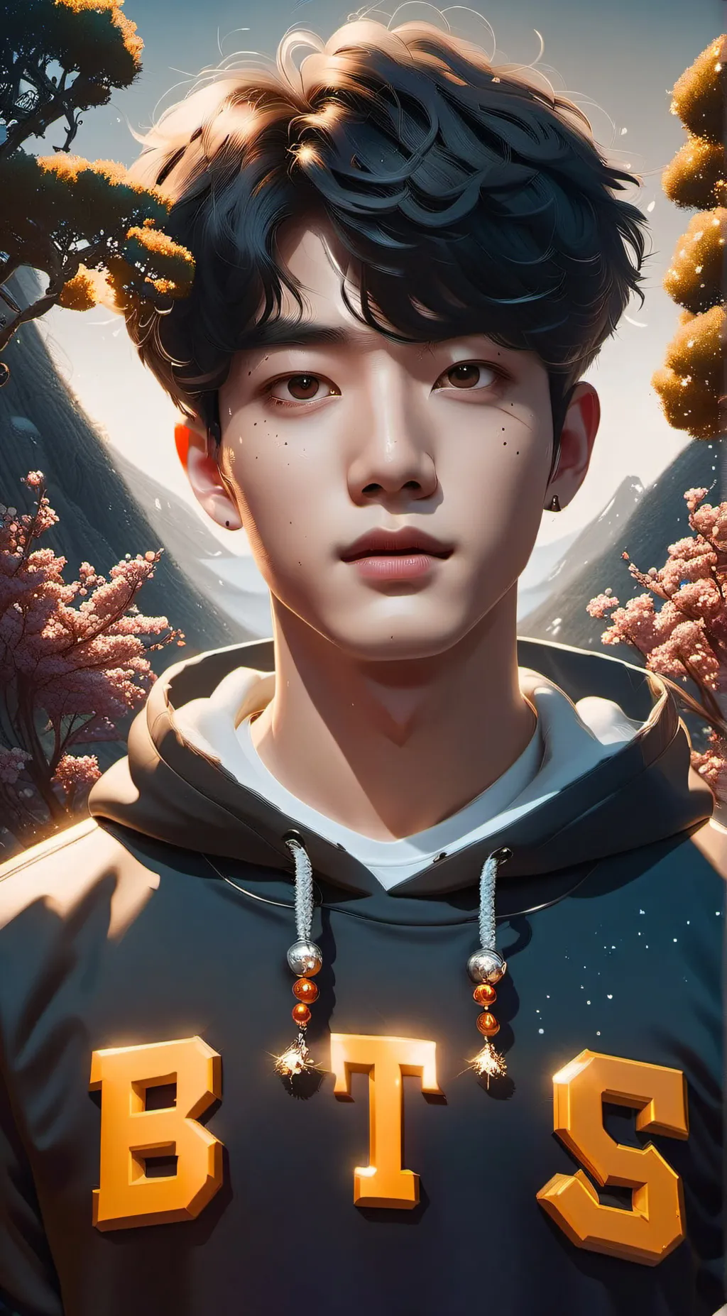 ai character: BTS  background