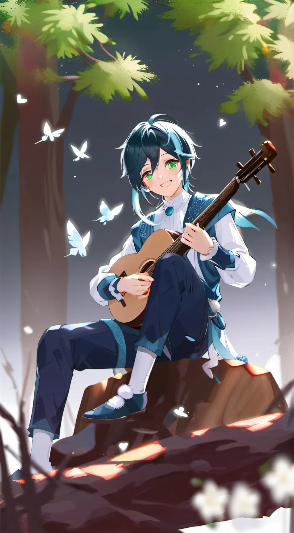 ai character: Venti background