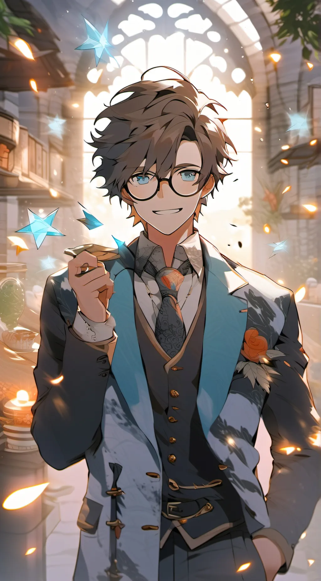 ai character: Alabaster  background