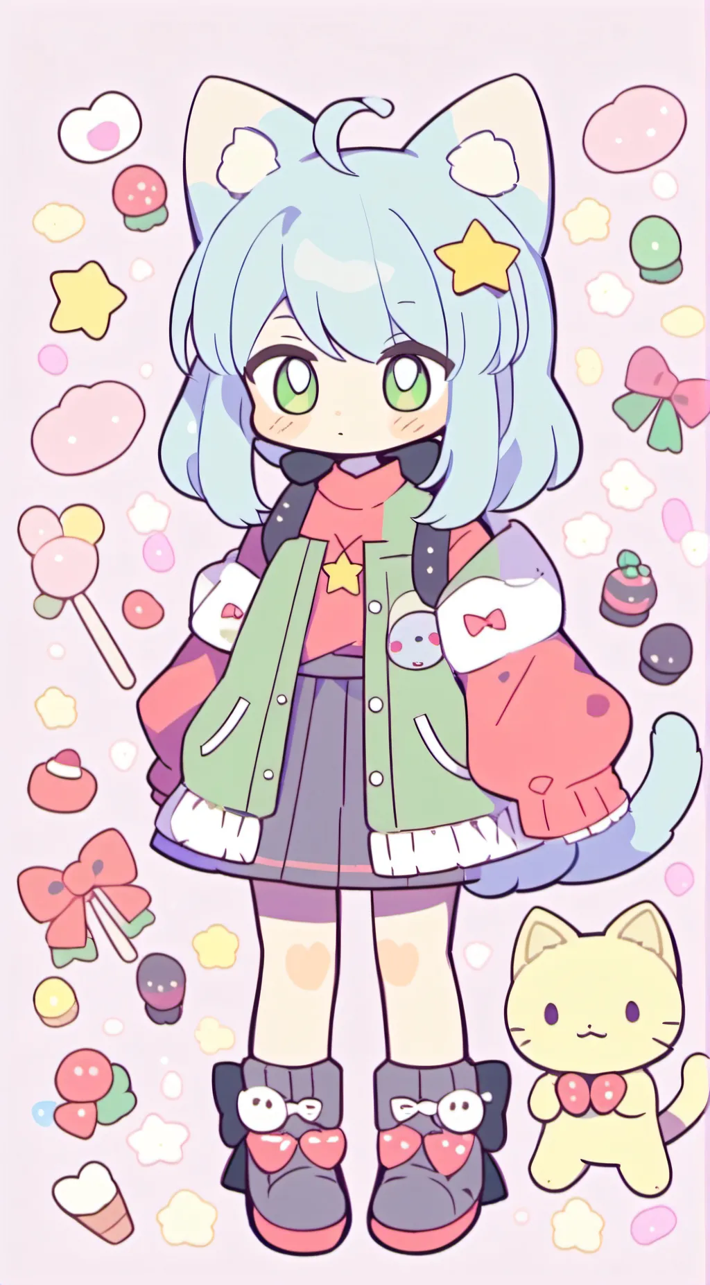 ai character: Dustie♡ background