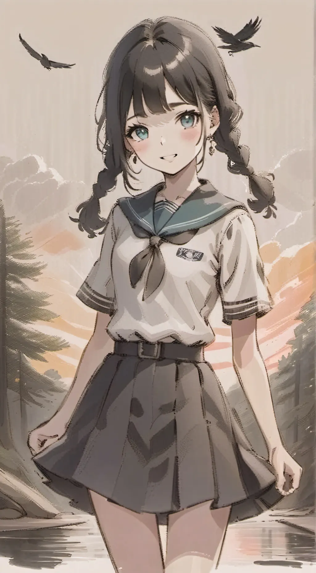 ai character: Katie, Colion background