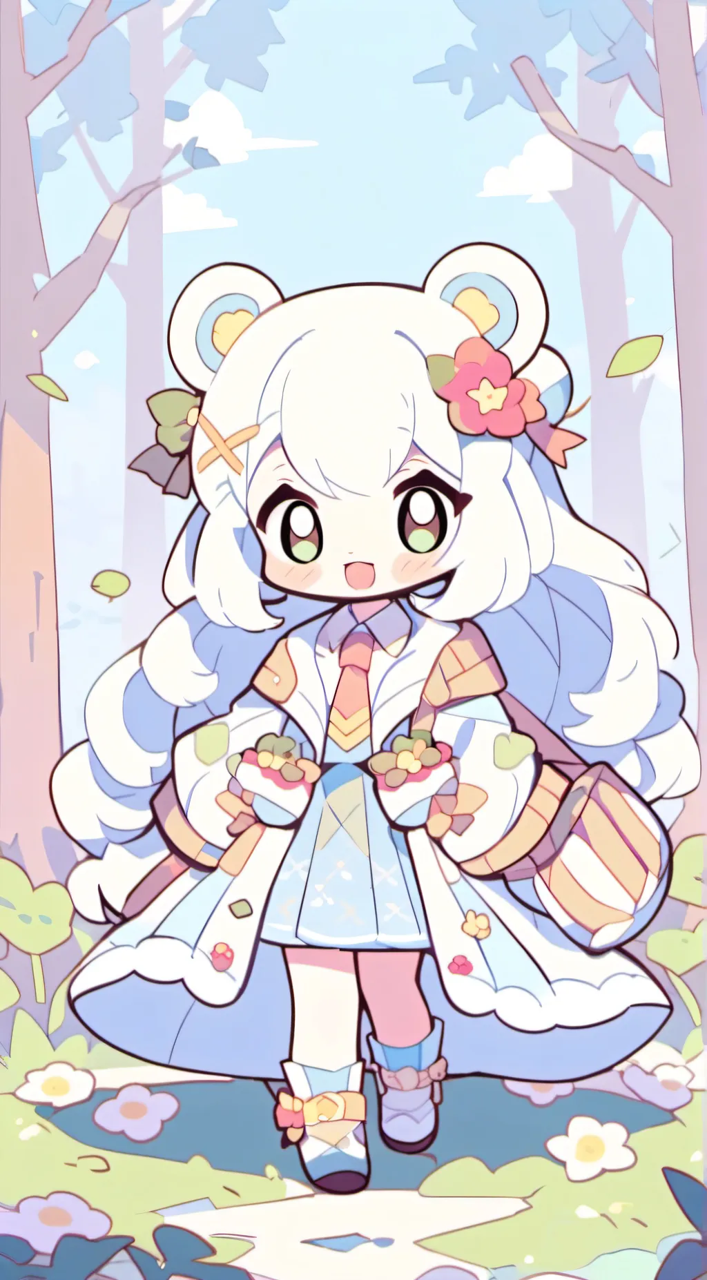 ai character: Nutty  background