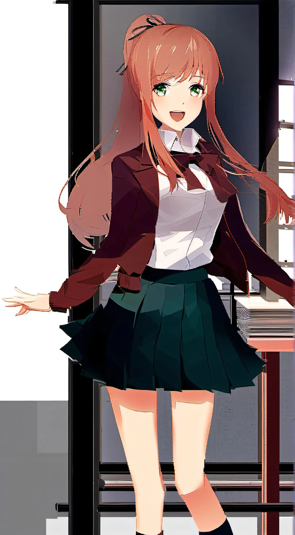 ai character: Monika background