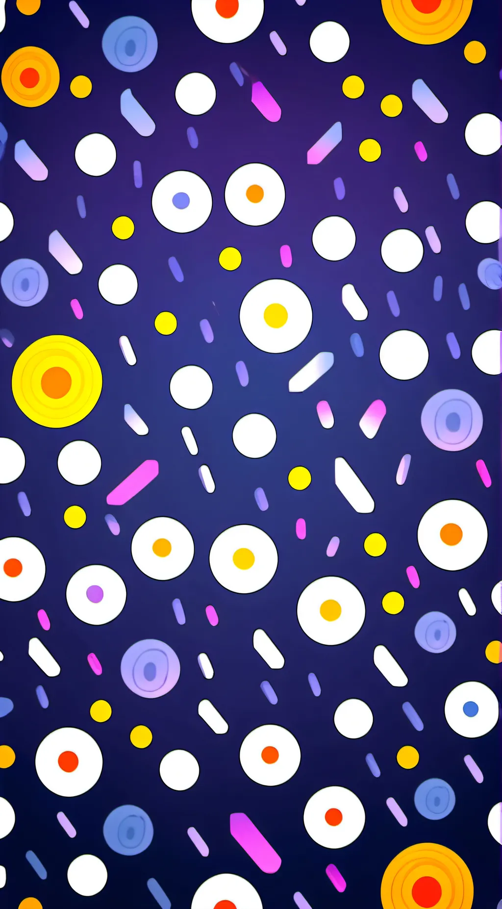 ai character: smiling critters  background