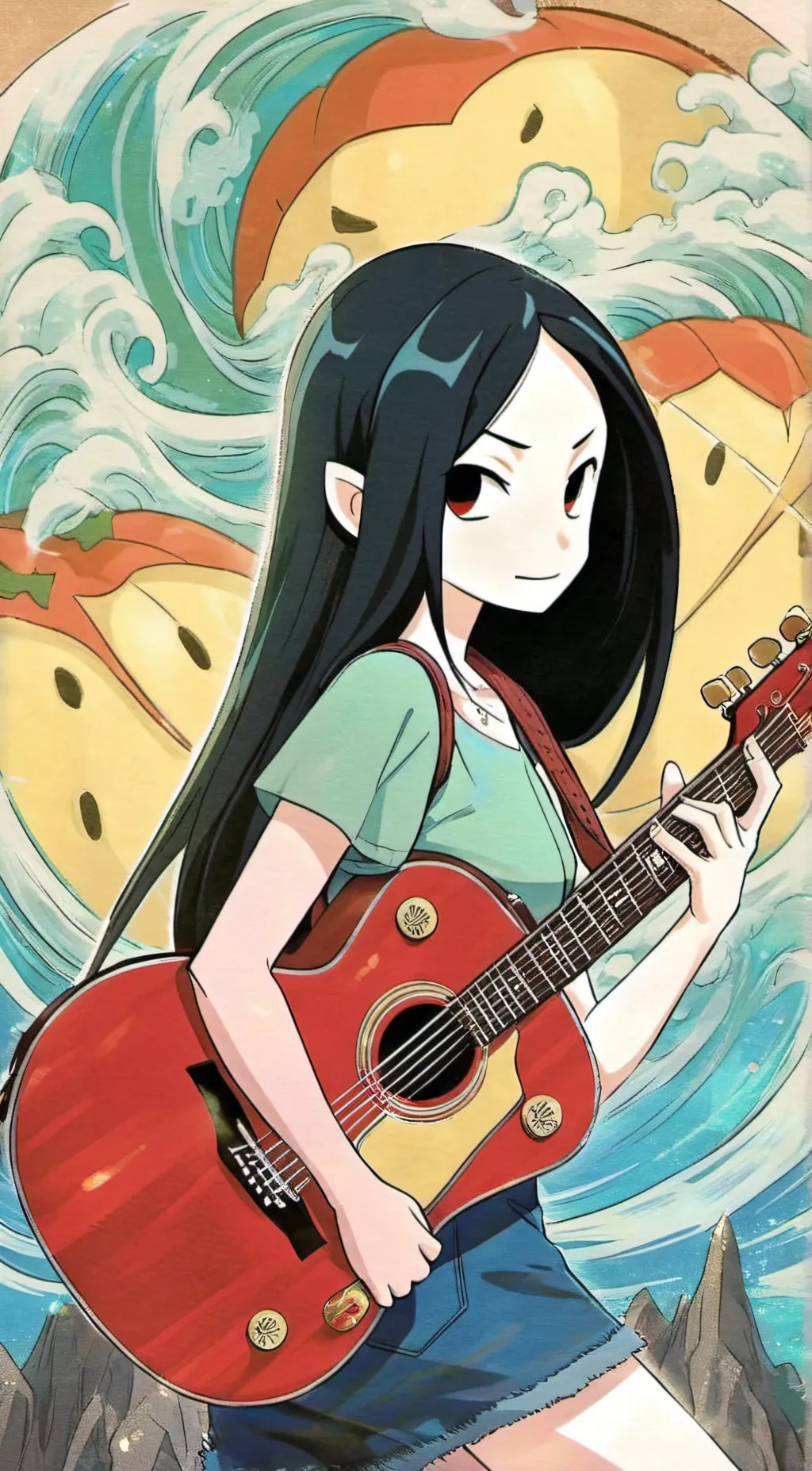 ai character: Marceline background