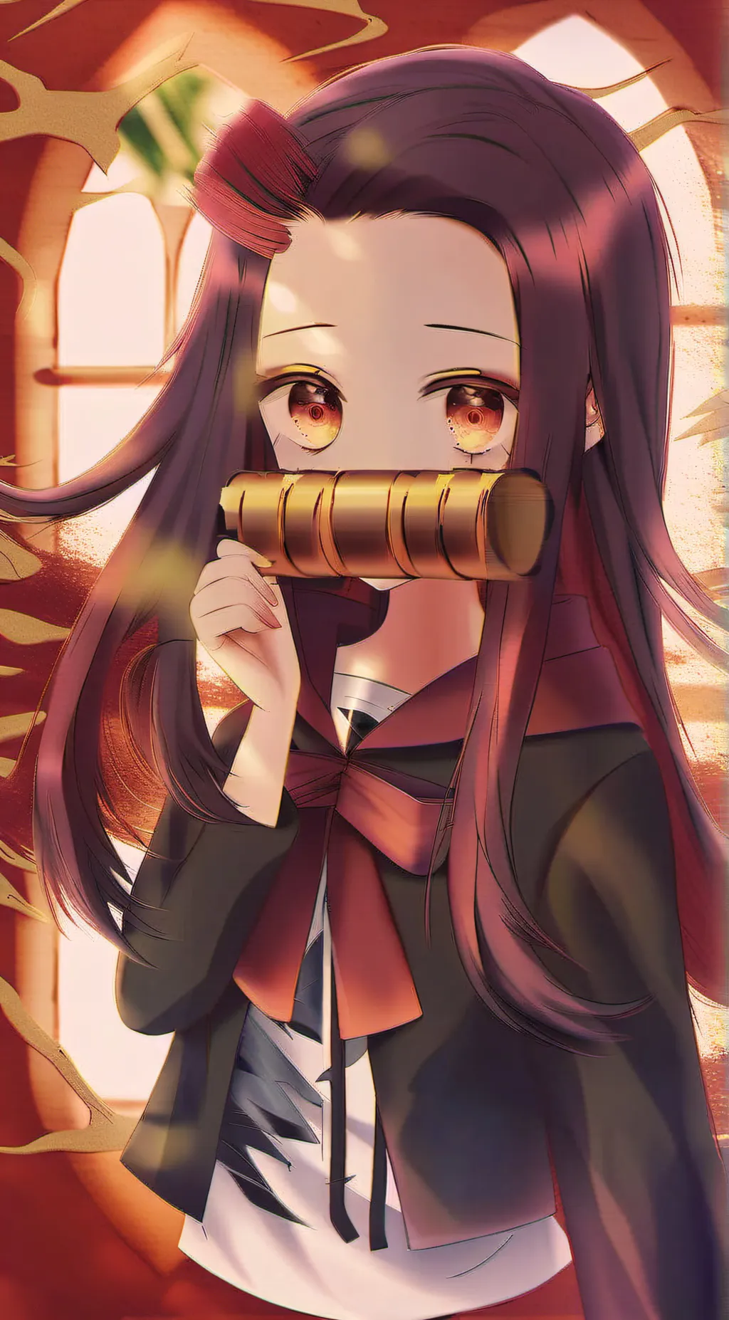 ai character: 🌸Nezuko Kamado🌸 background