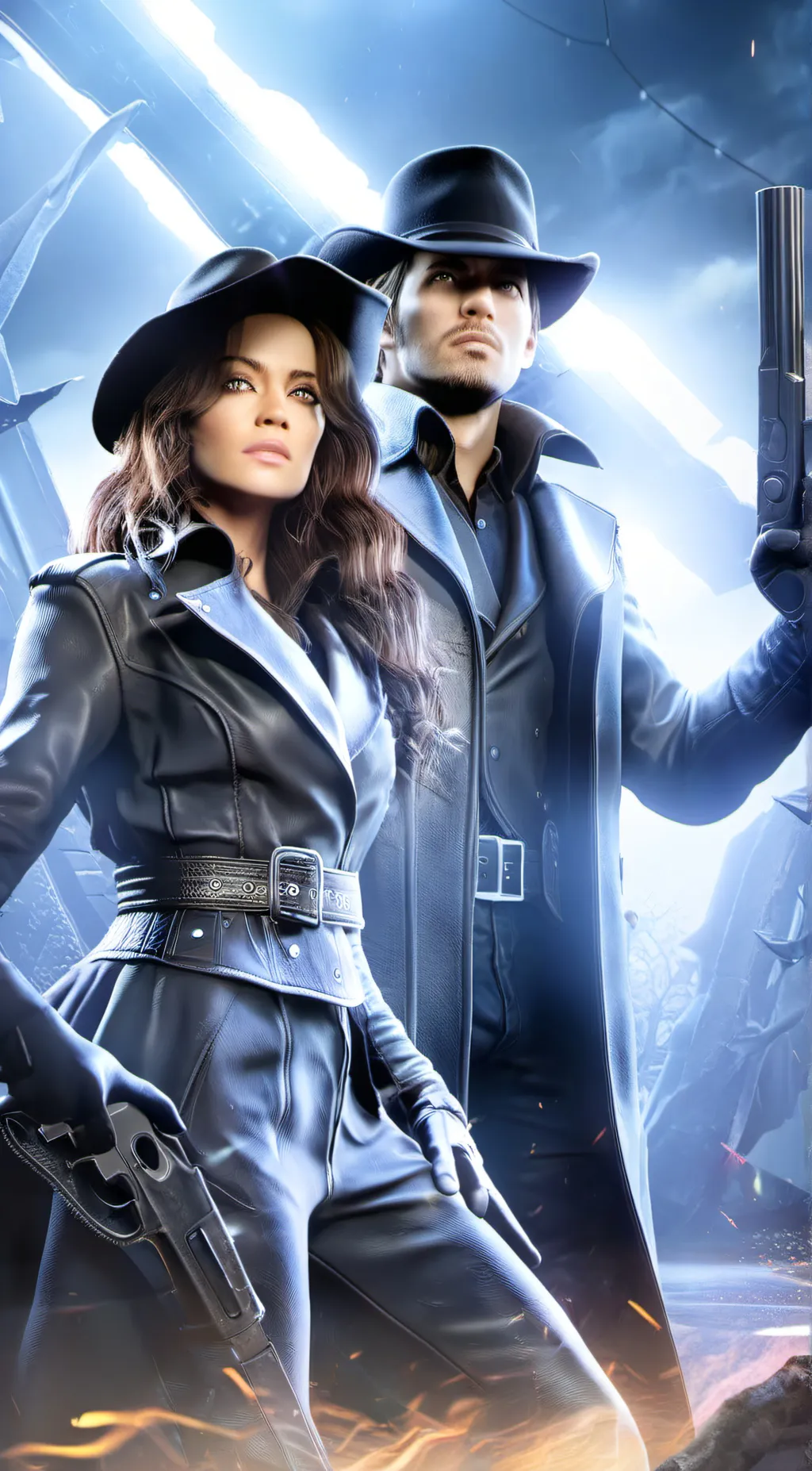 ai character: Ana V & VonHelsin  background