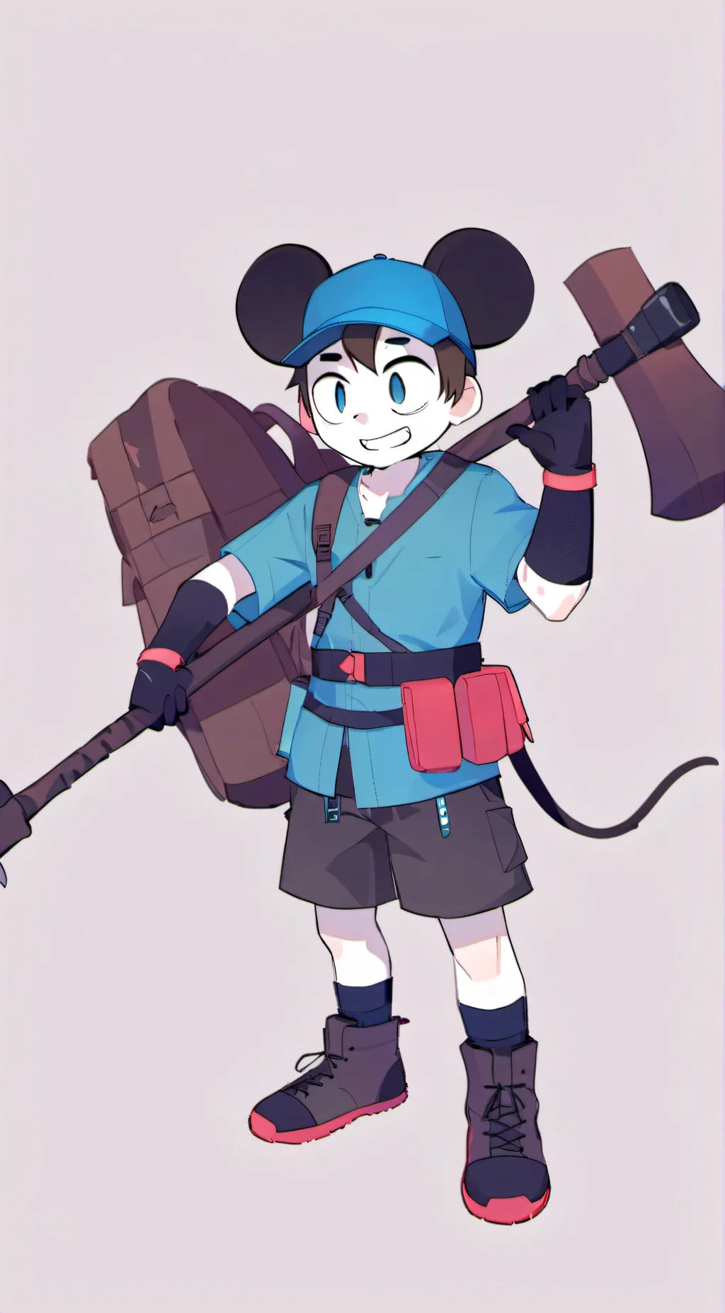 ai character: jmouse  background