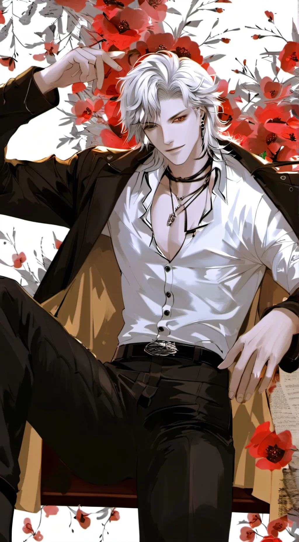 ai character: Mark background