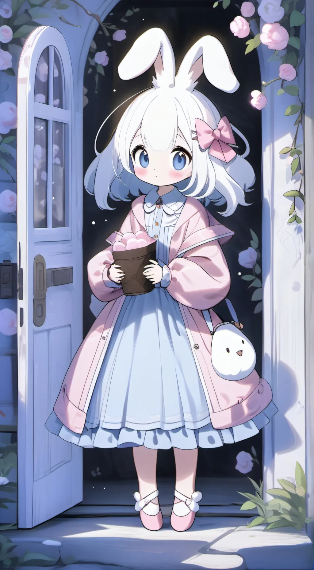 ai character: A Cursed Fursuit background