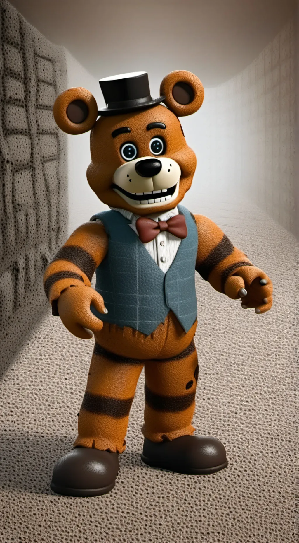 ai character: Freddy Fazbear background