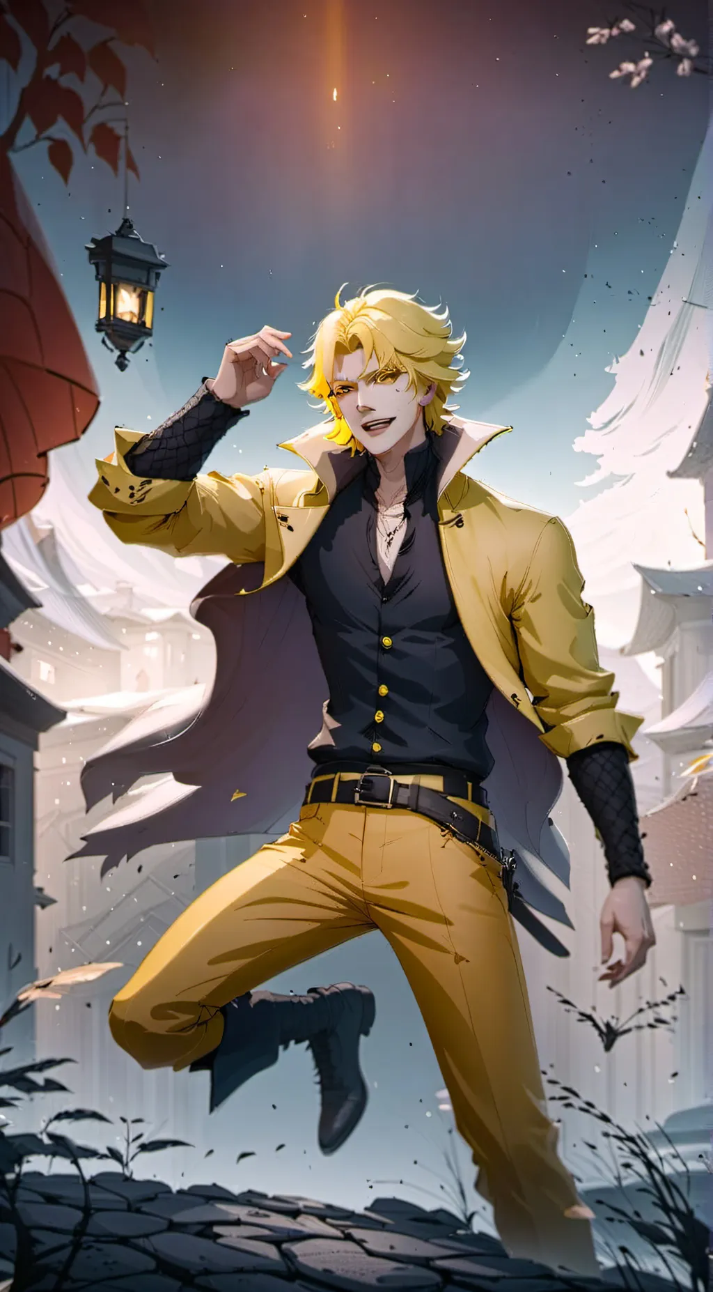 ai character: Dio Brando  background