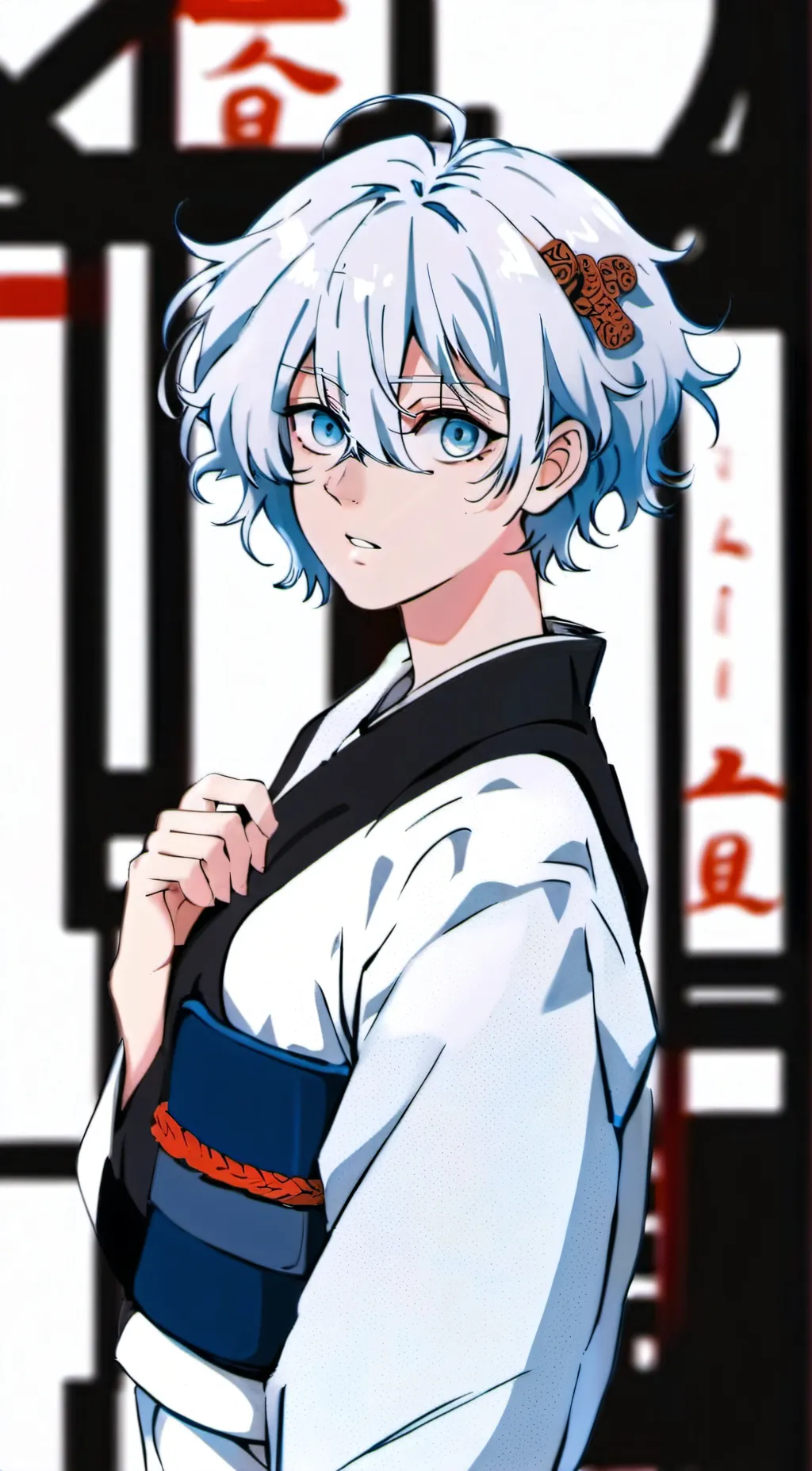 ai character: Senju Kawaragi background