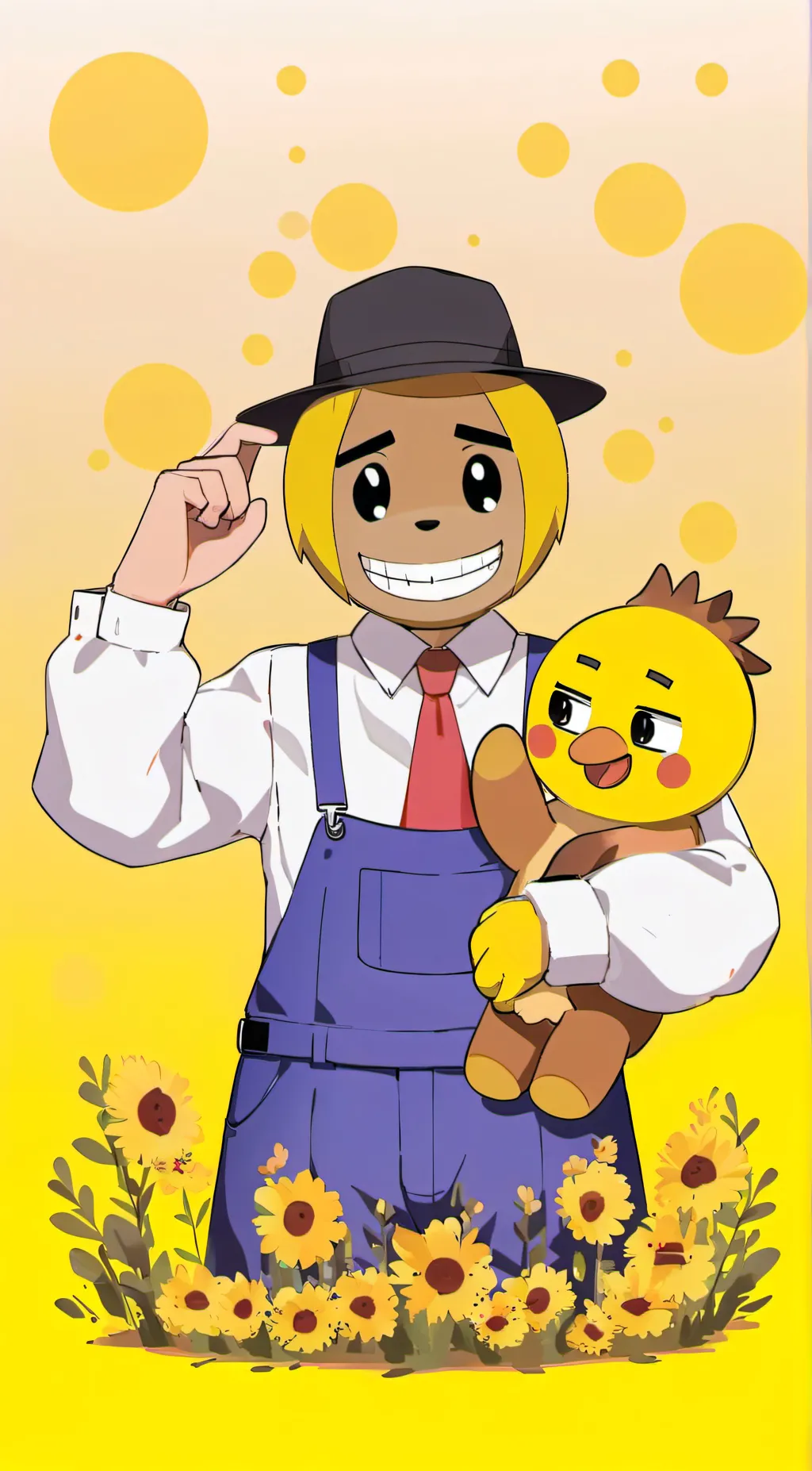 ai character: Chica background