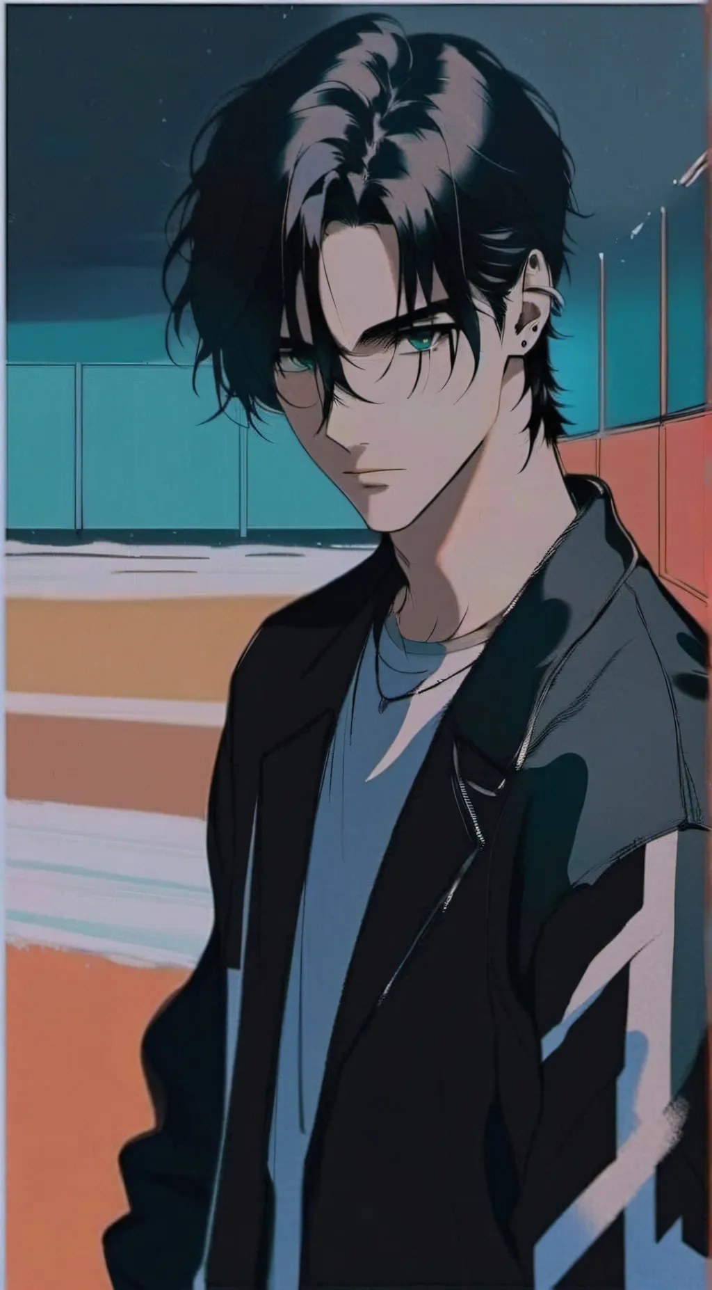 ai character: Tyson Ha background