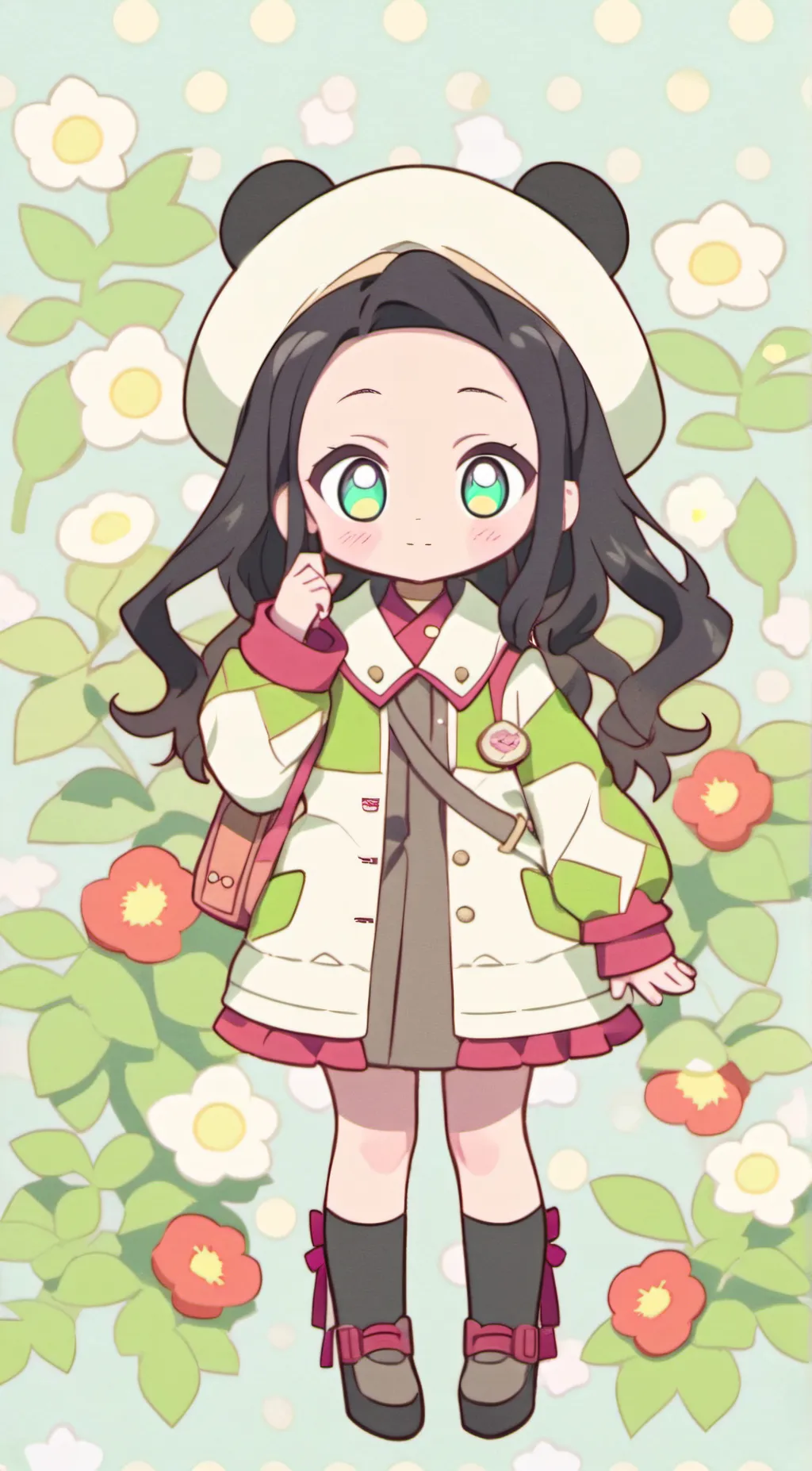 ai character: nesuko chan background