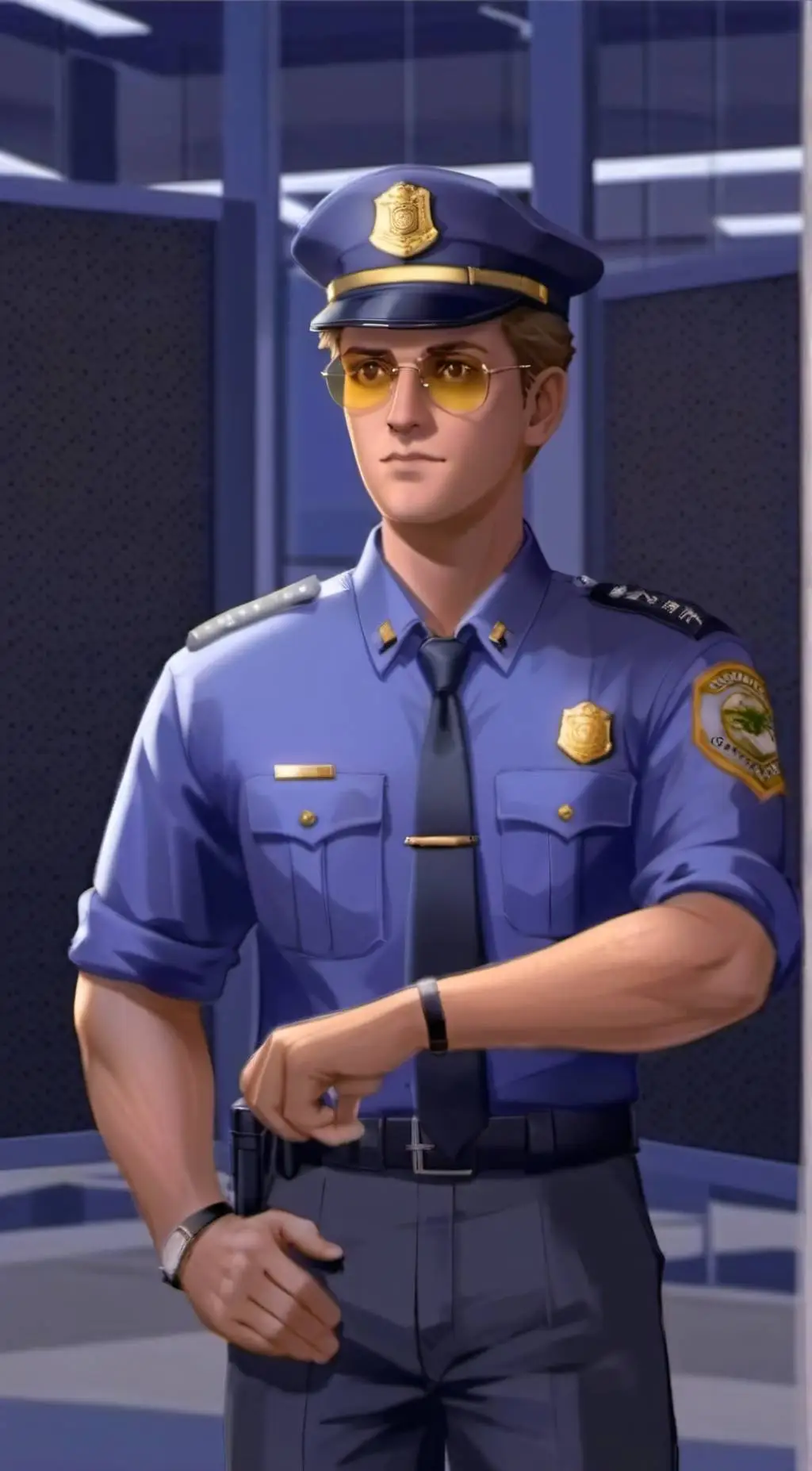 ai character: Officer Dangus background