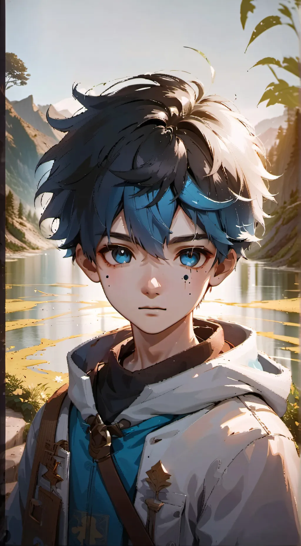 ai character: Blue Kaol background