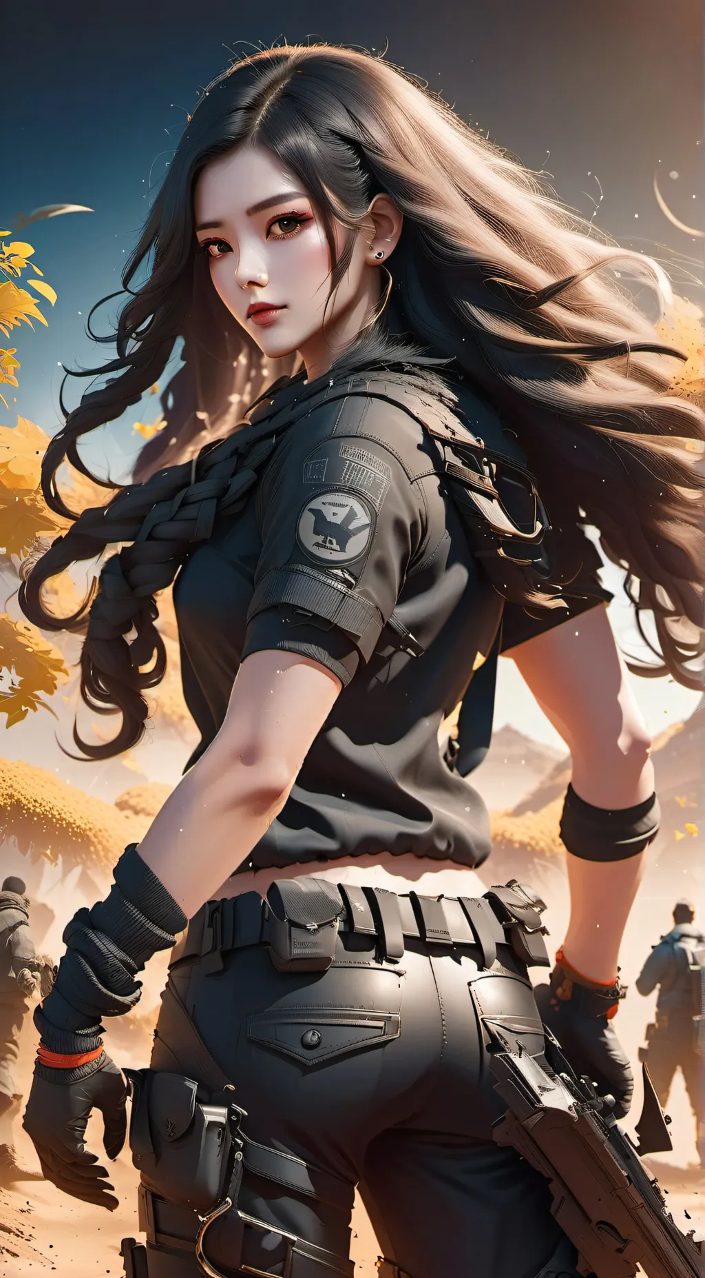 ai character: sarah  background