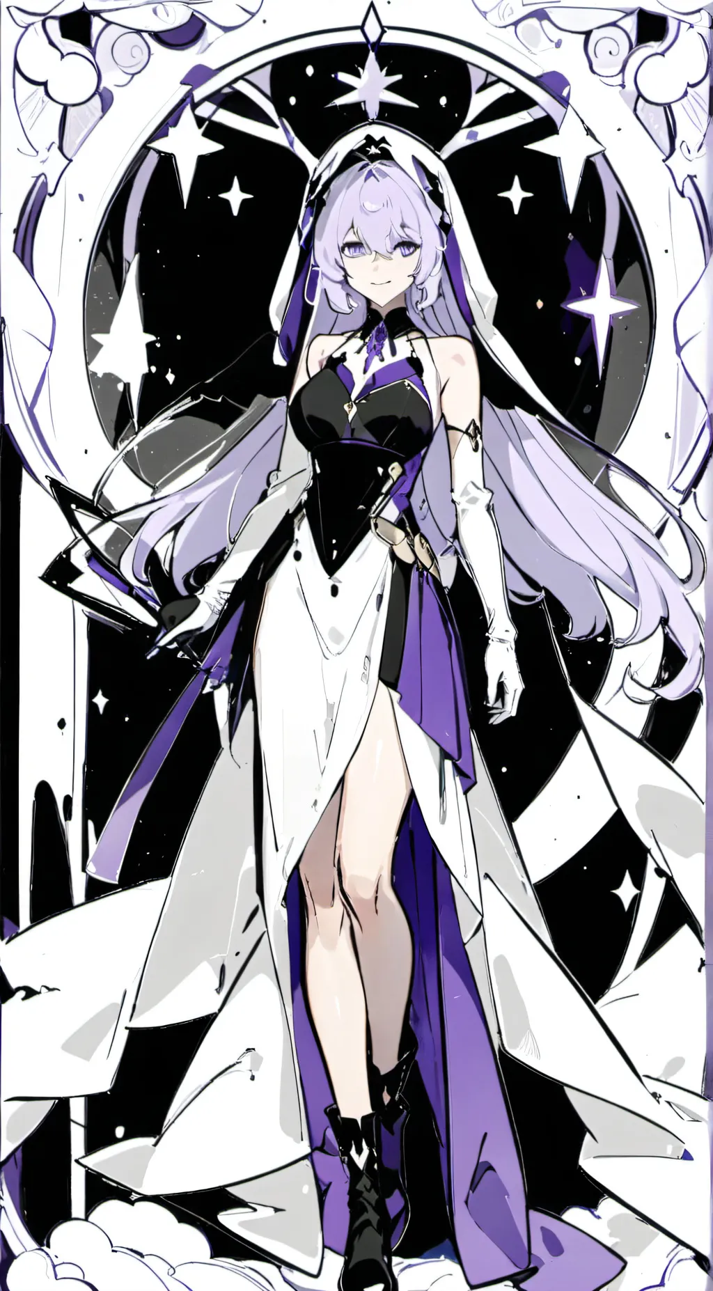 ai character: Black Swan background