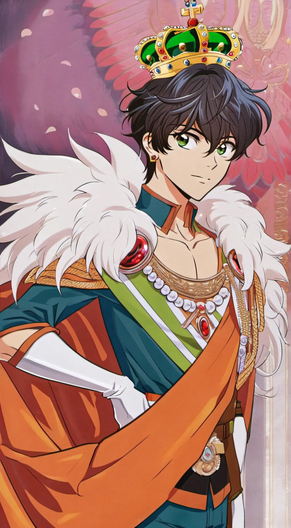 ai character: Emeralda  background