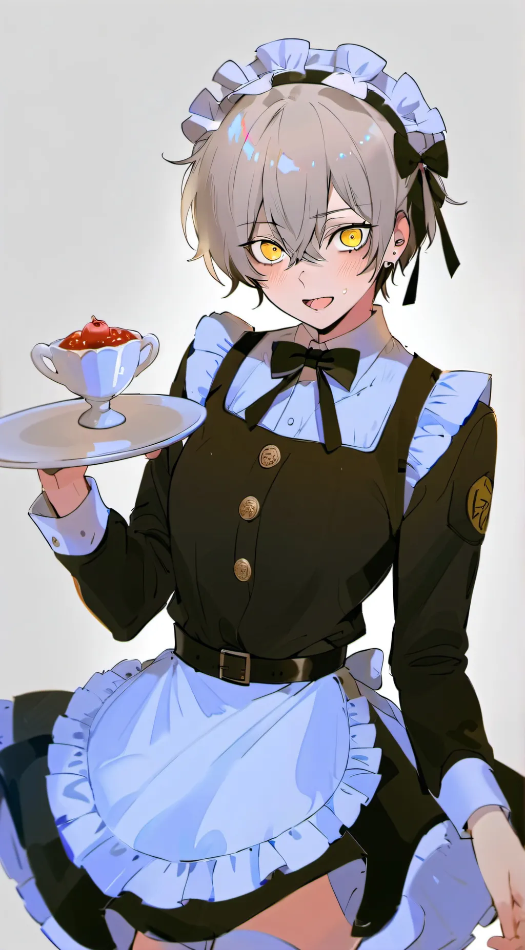 ai character: Maid John  background