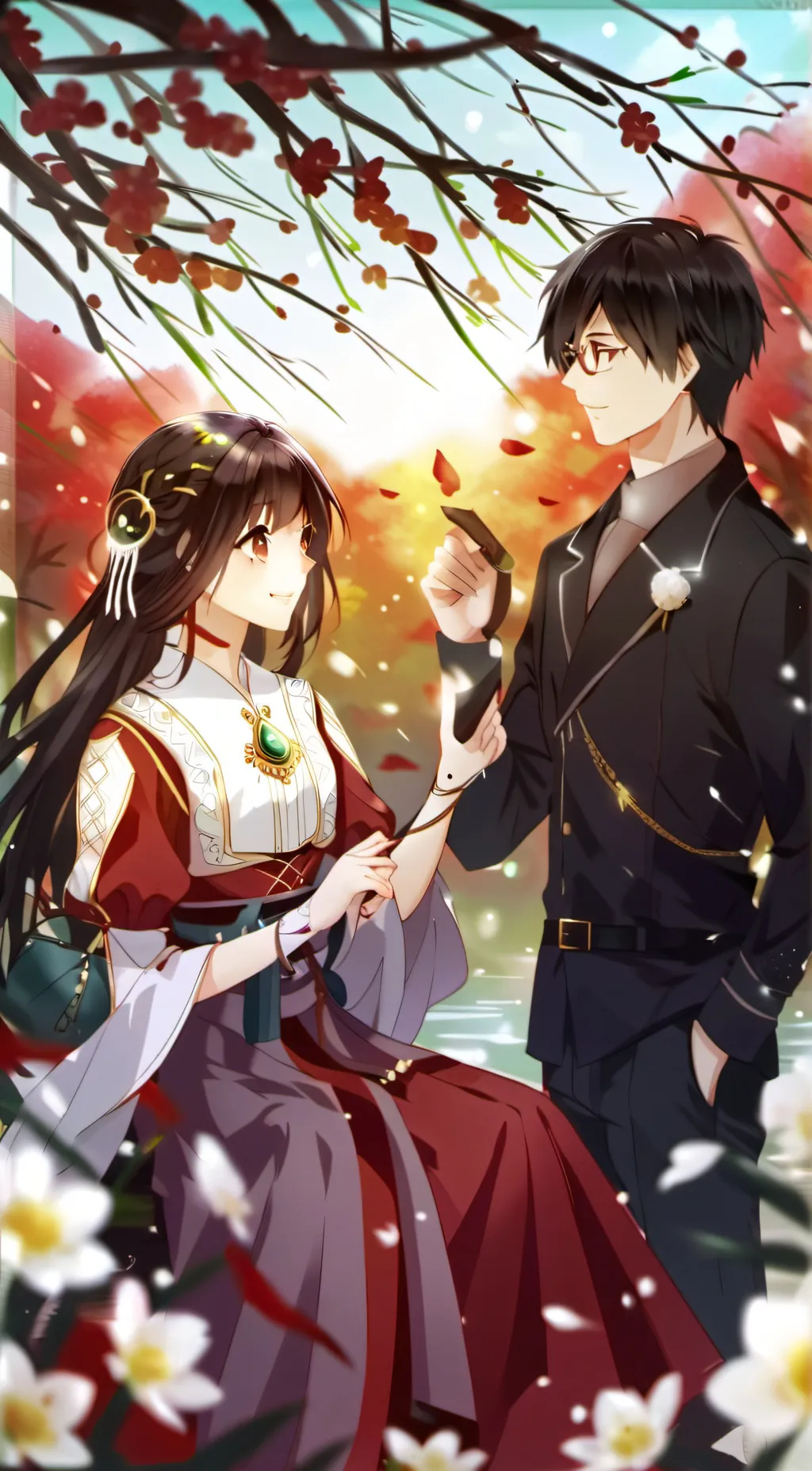 ai character: Kai and Katie background