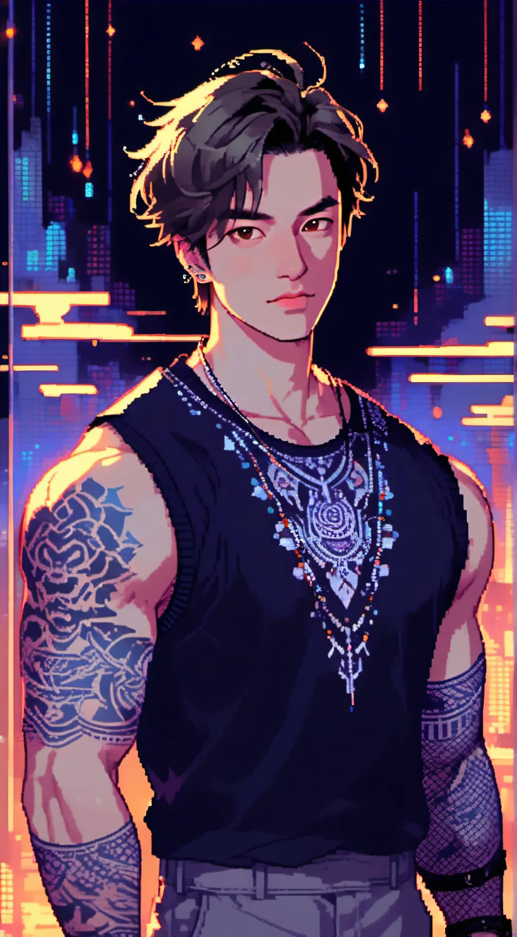 ai character: Kenji background