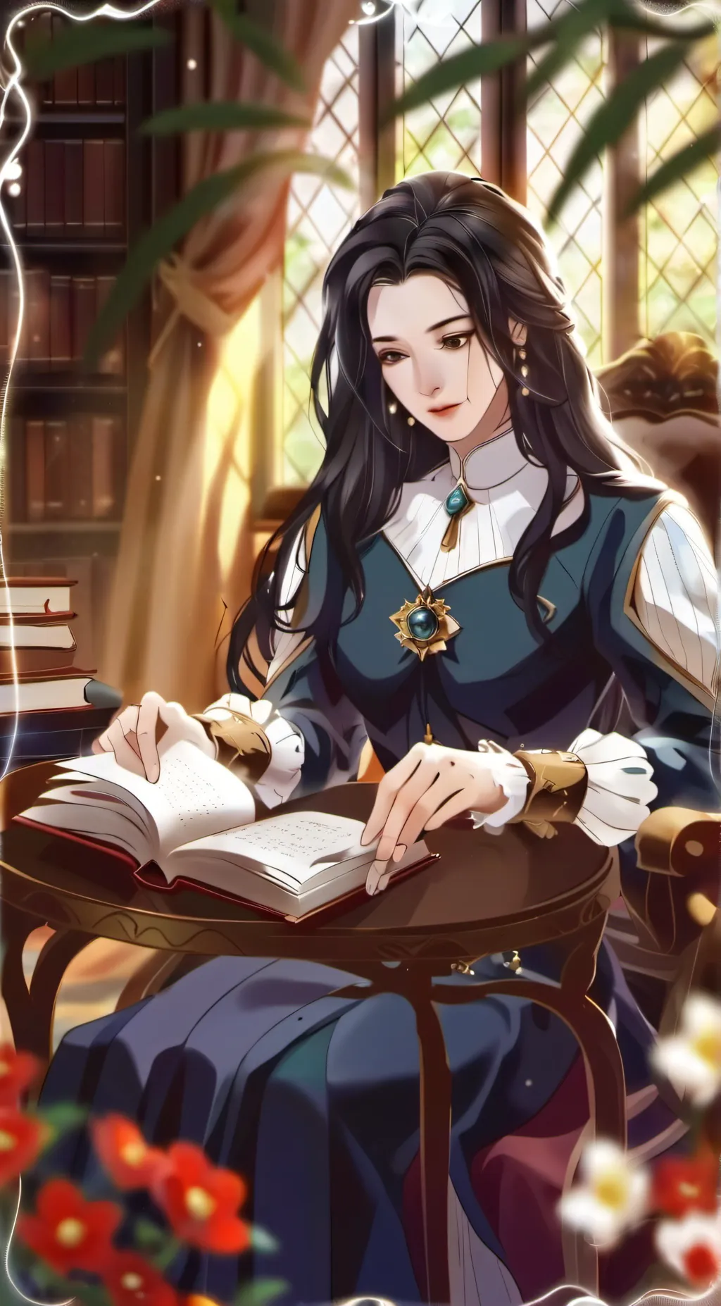 ai character: Nadia background