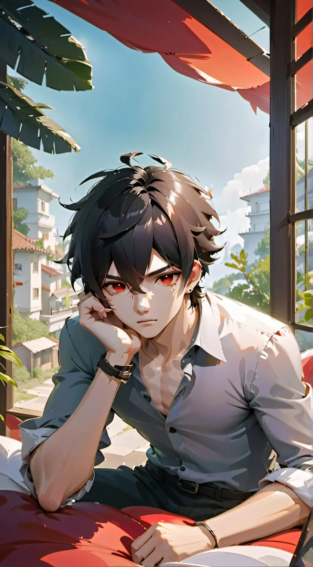 ai character: ❤ Jake ❤ background