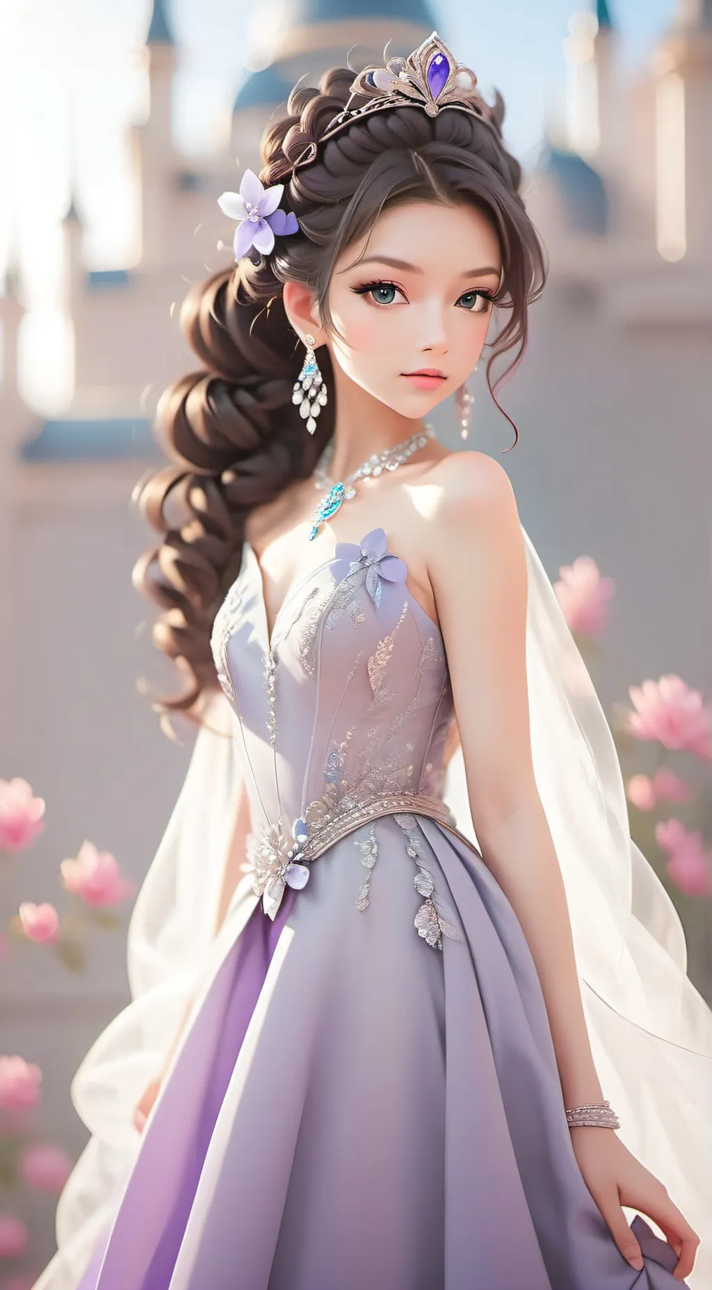 ai character: rarity background