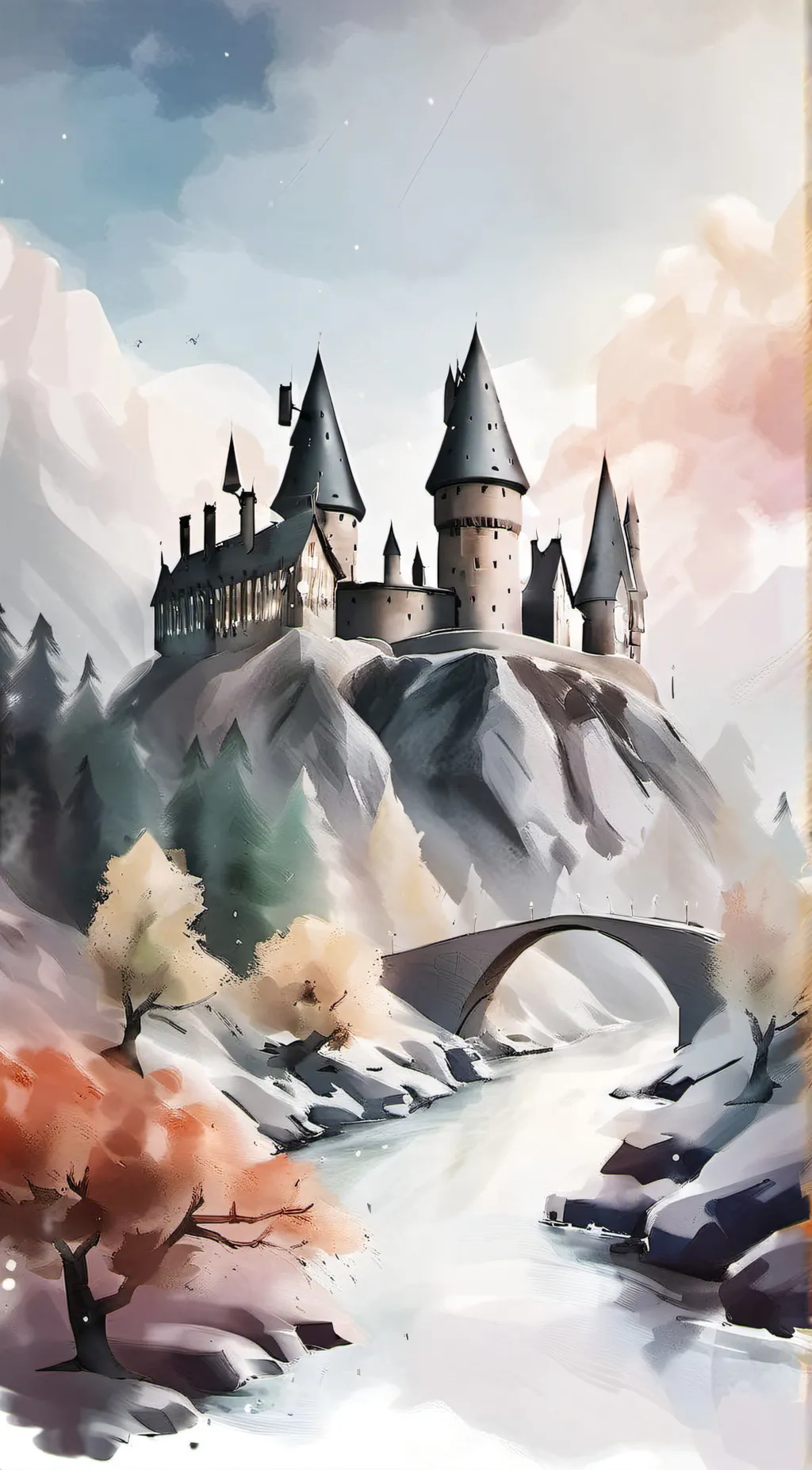 ai character: Hogworts background