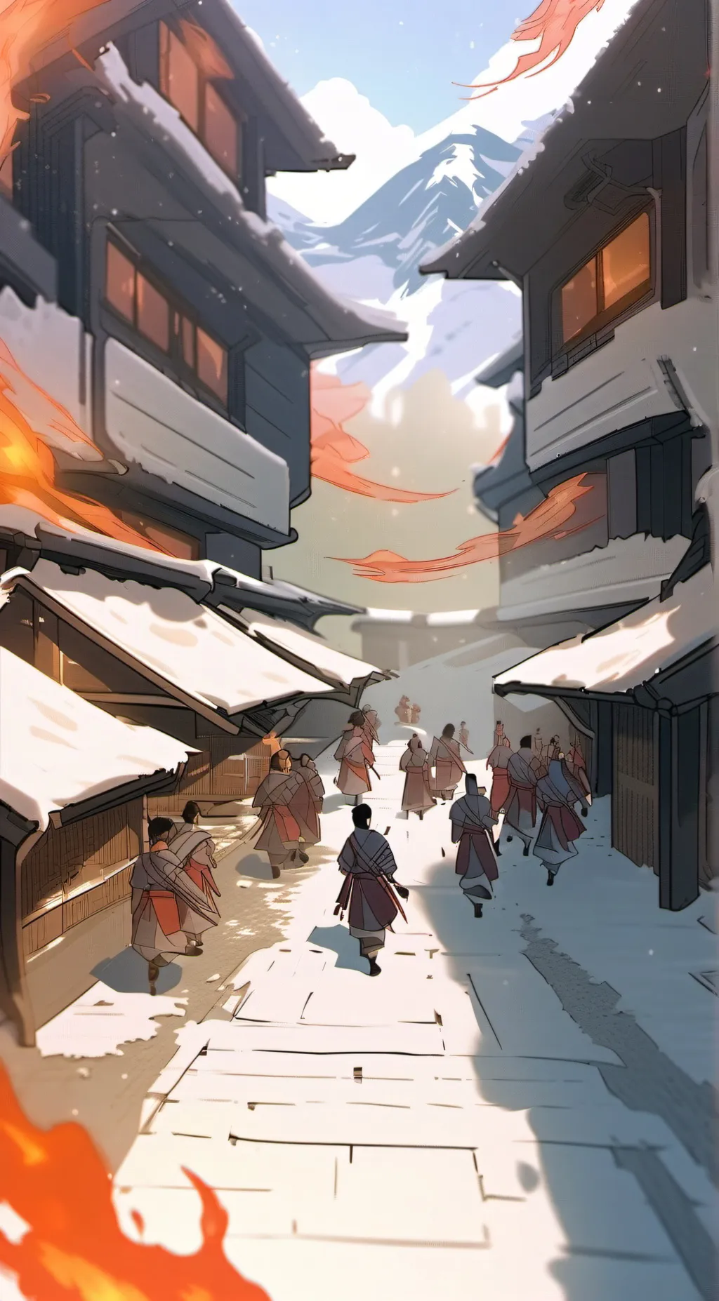 ai character: Fire Nation School background